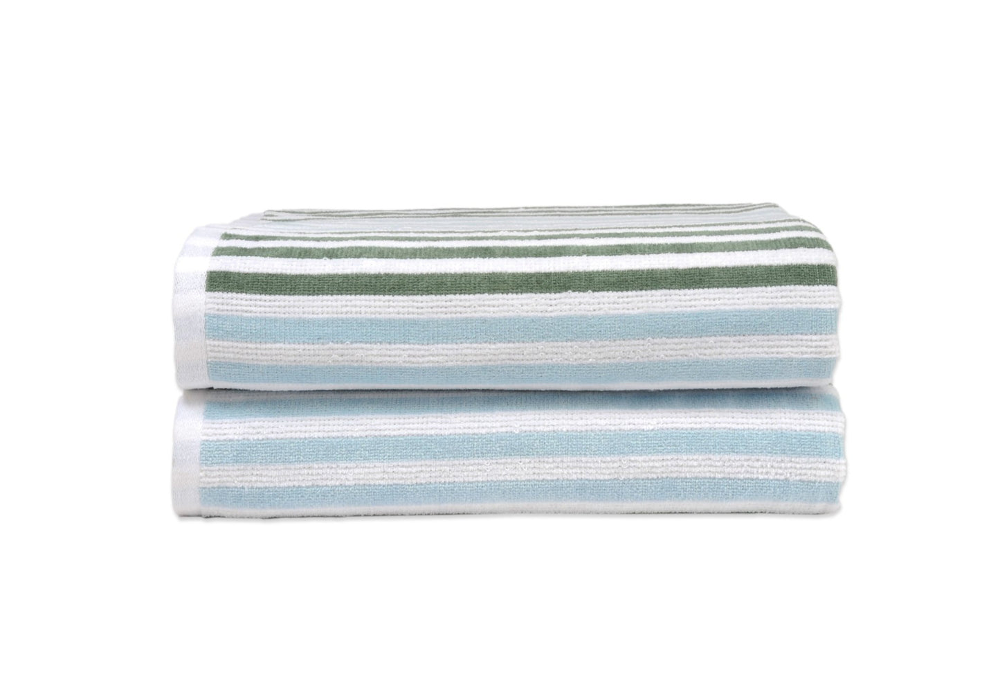 Dan River 2 - 4 Pack Cabana Stripe Beach Towel Set - Quahog Bay Bedding