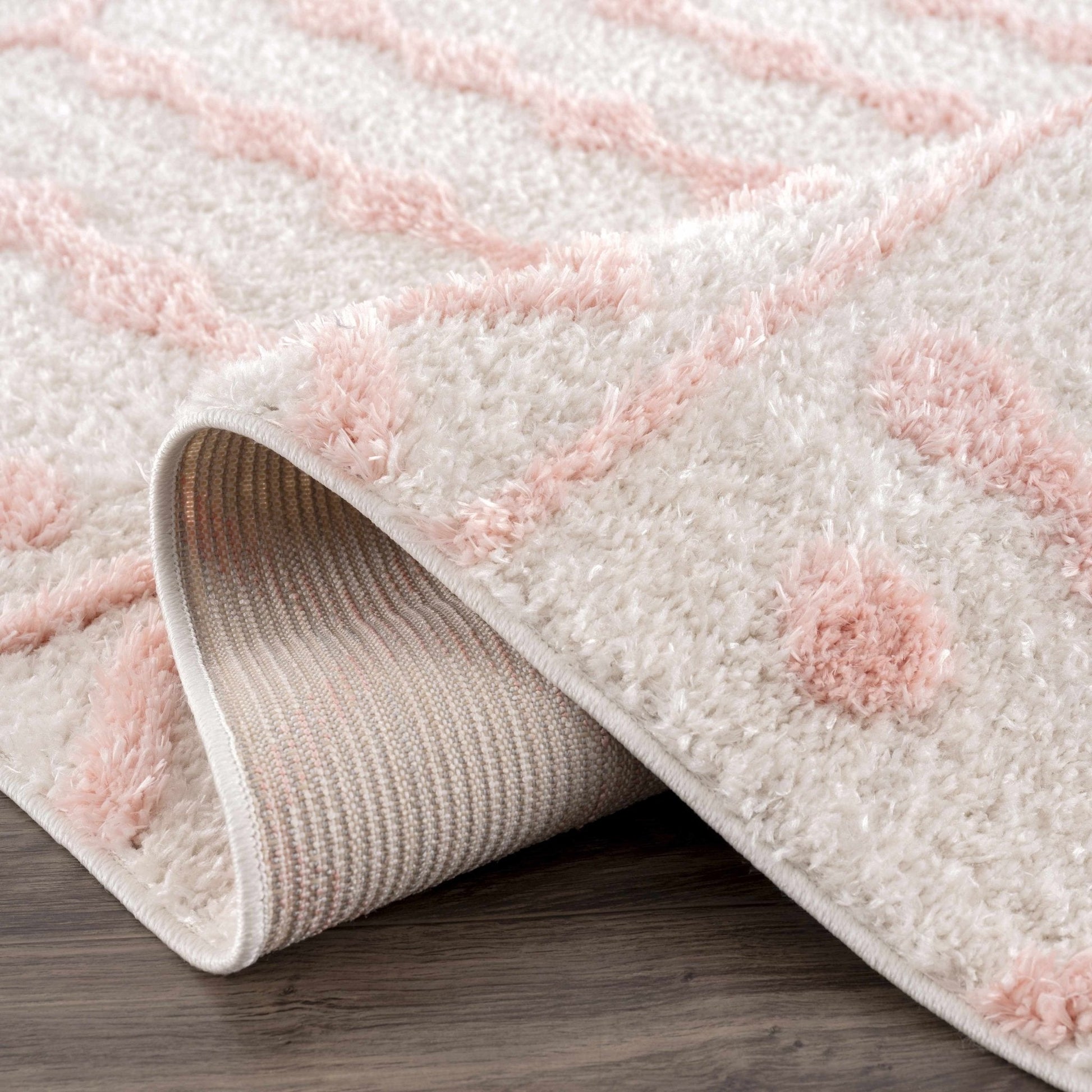 Darva Pink Plush Area Carpet - Quahog Bay Bedding