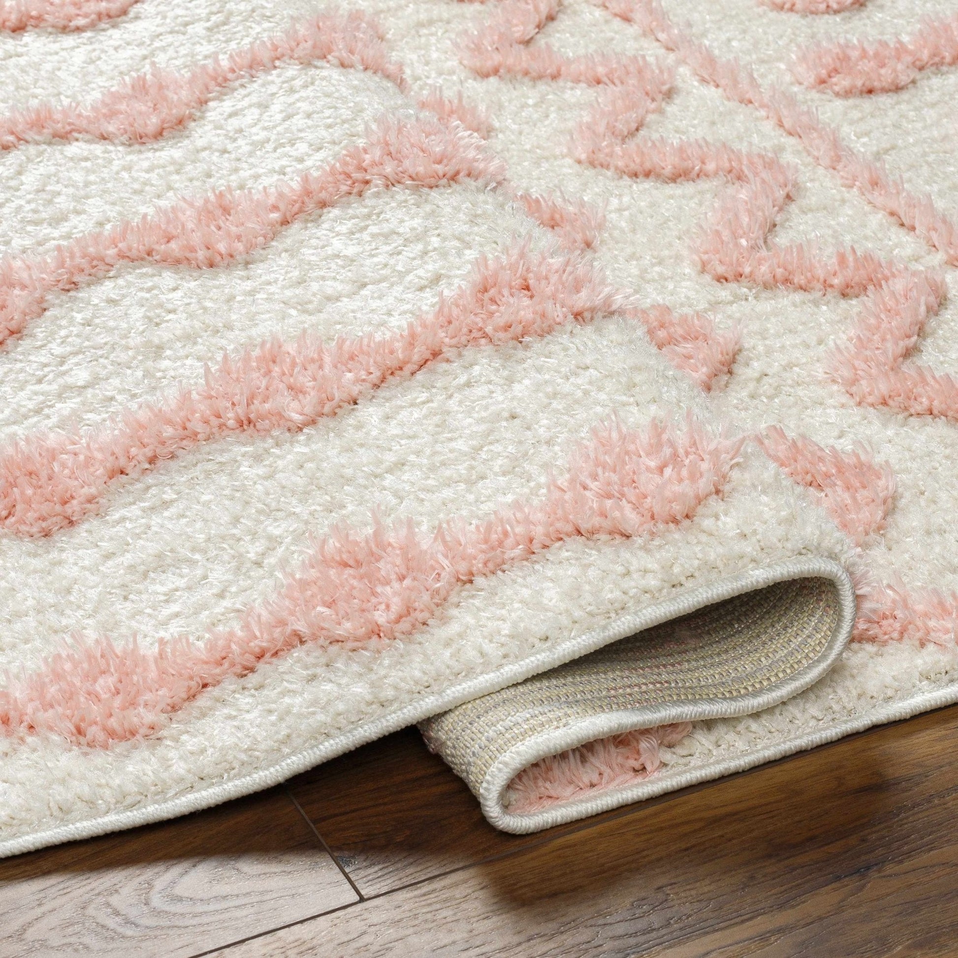 Darva Pink Plush Area Carpet - Quahog Bay Bedding