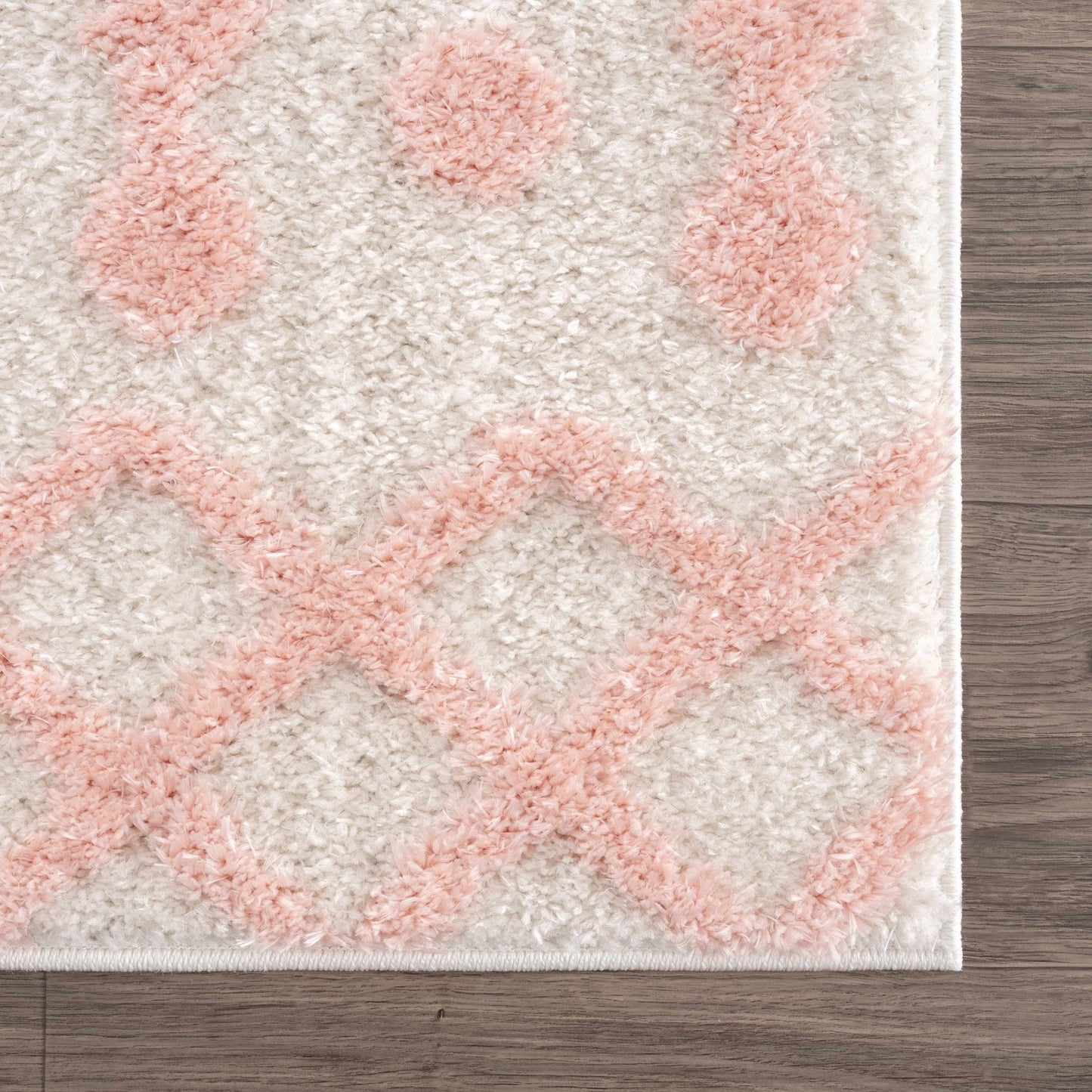 Darva Pink Plush Area Carpet - Quahog Bay Bedding