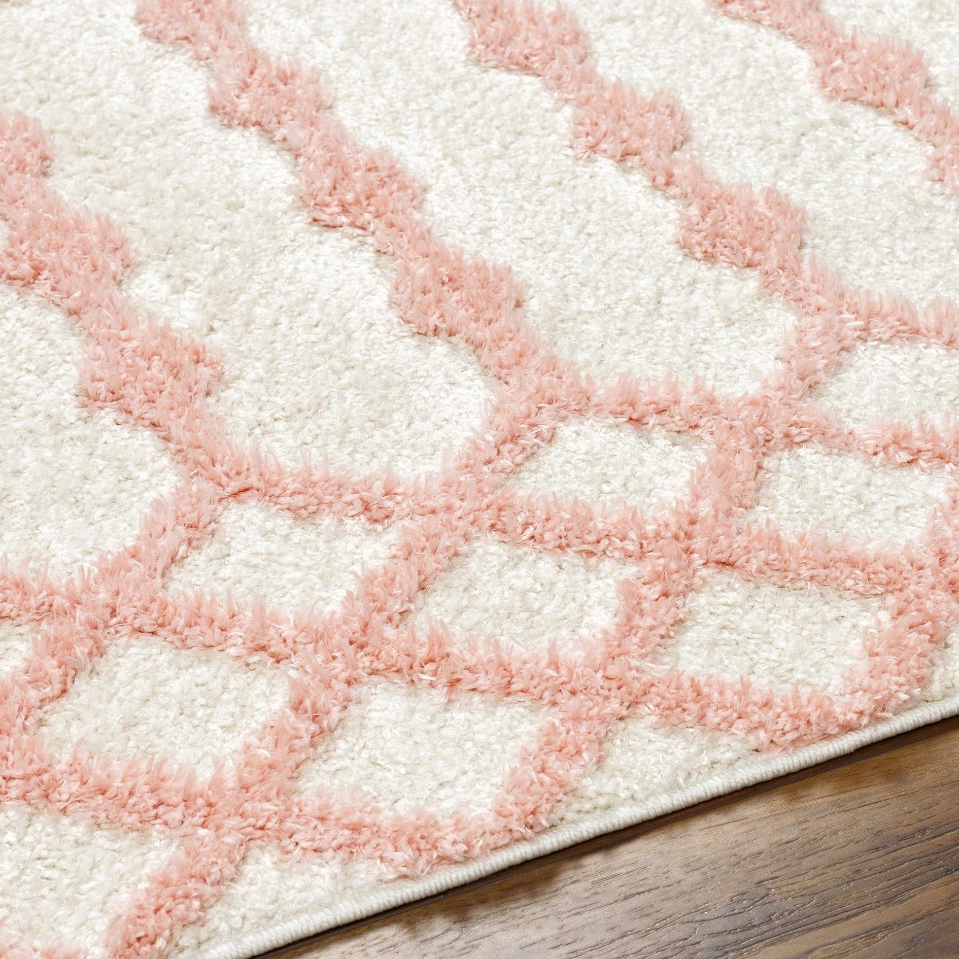 Darva Pink Plush Area Carpet - Quahog Bay Bedding