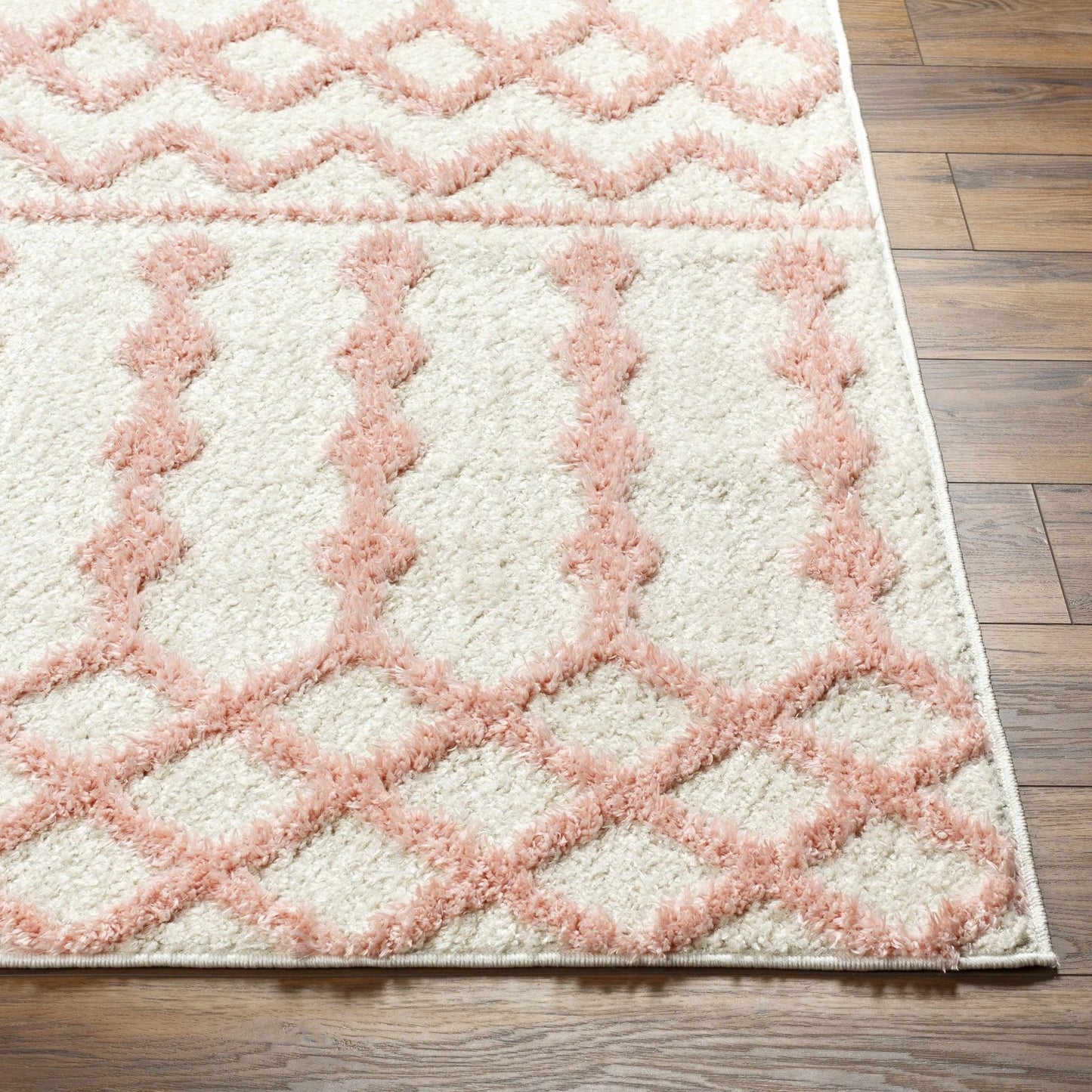 Darva Pink Plush Area Carpet - Quahog Bay Bedding