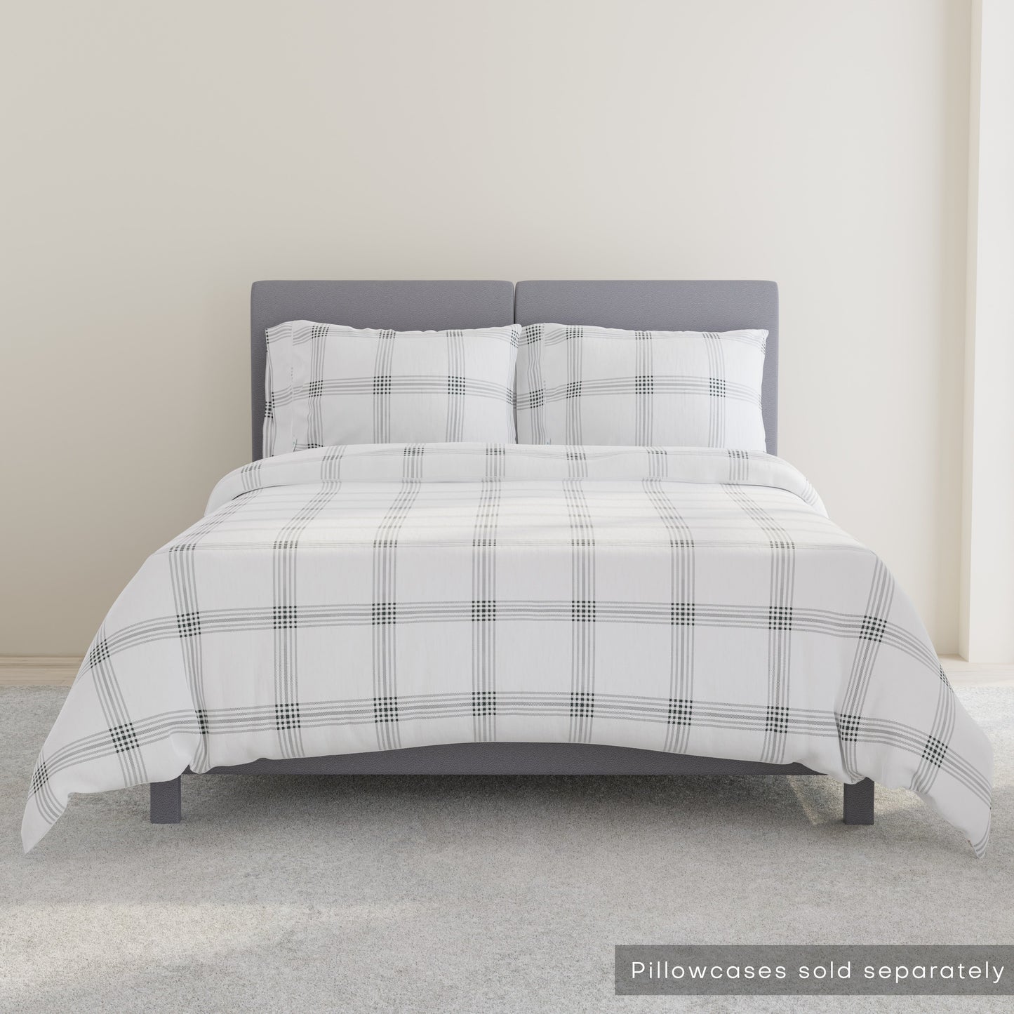 QuickZip Duvet Cover With Clips - Twilluxe Flannel