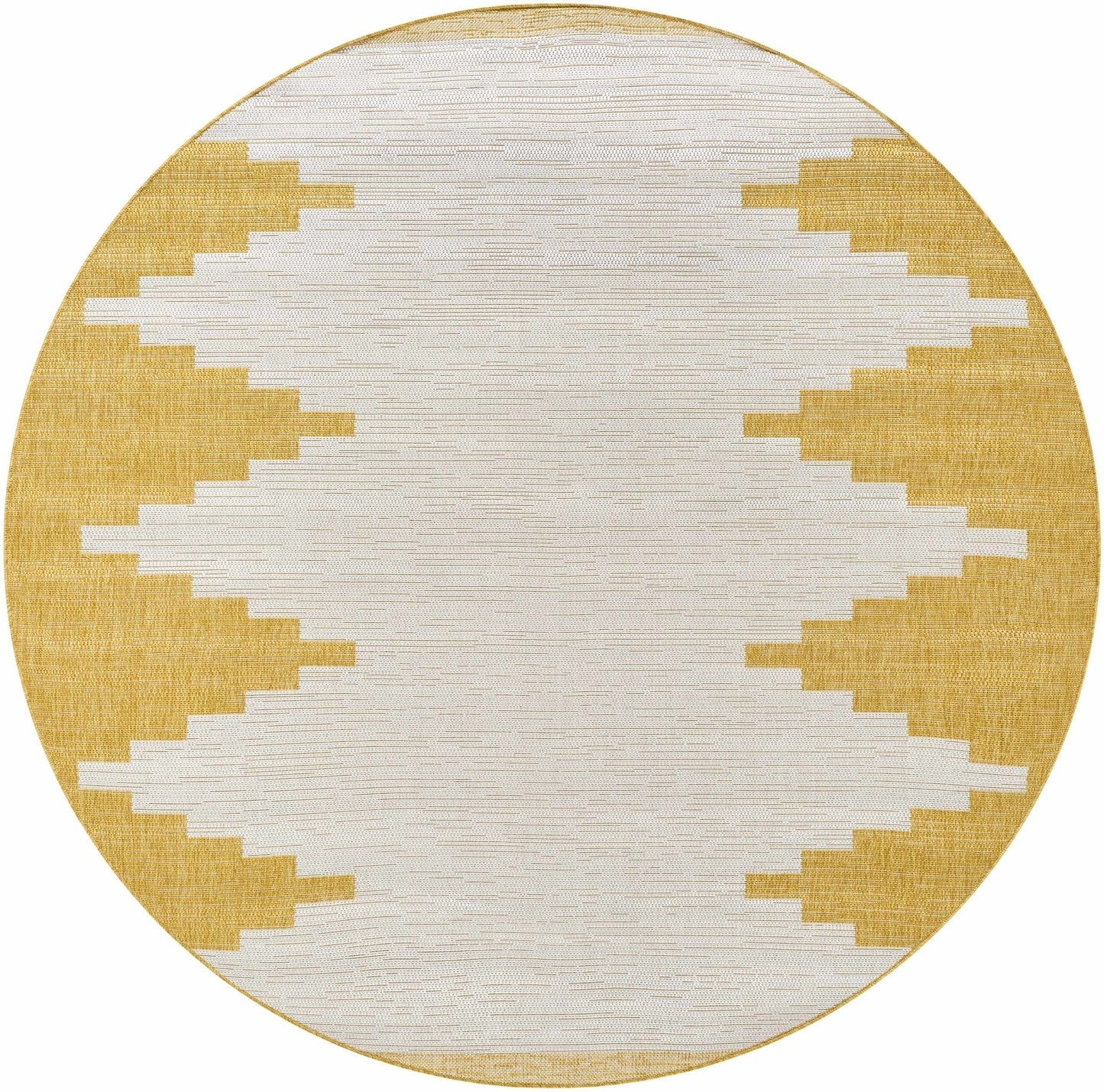 Djugun Yellow Outdoor Rug - Quahog Bay Bedding