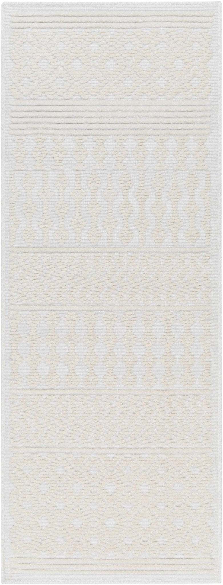 Drago White Washable Area Rug - Quahog Bay Bedding