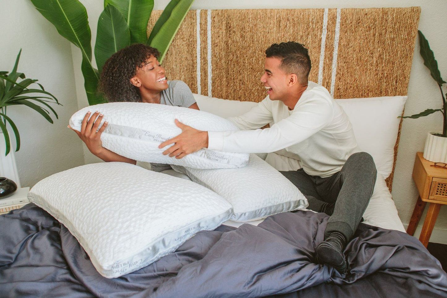 Easy Breather Shredded Foam Pillow - Quahog Bay Bedding