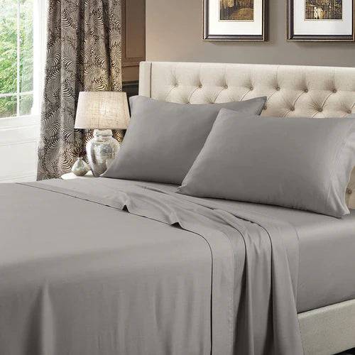 Egyptian Linens 600TC 100% Cotton Extra Deep Stay On Sheets With Thick Corner Straps - Quahog Bay Bedding