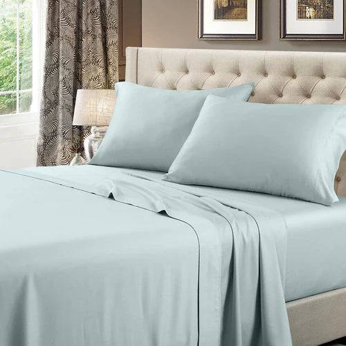 Egyptian Linens 600TC 100% Cotton Sheets Stay On Sheets With Thick Corner Straps - Quahog Bay Bedding