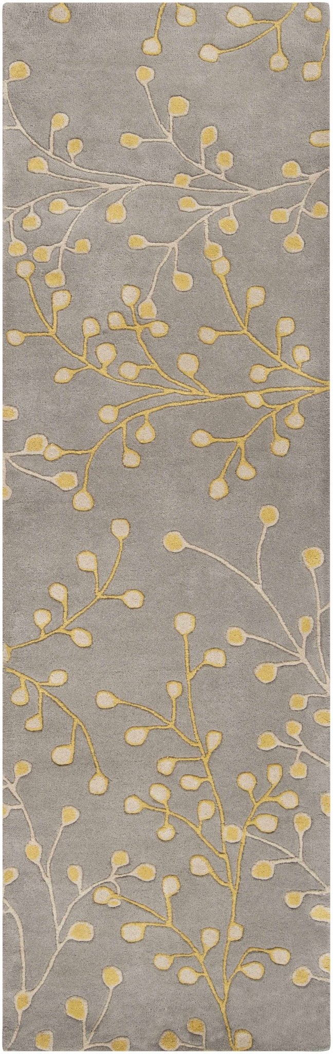 Elsu Mustard Wool Area Rug - Quahog Bay Bedding