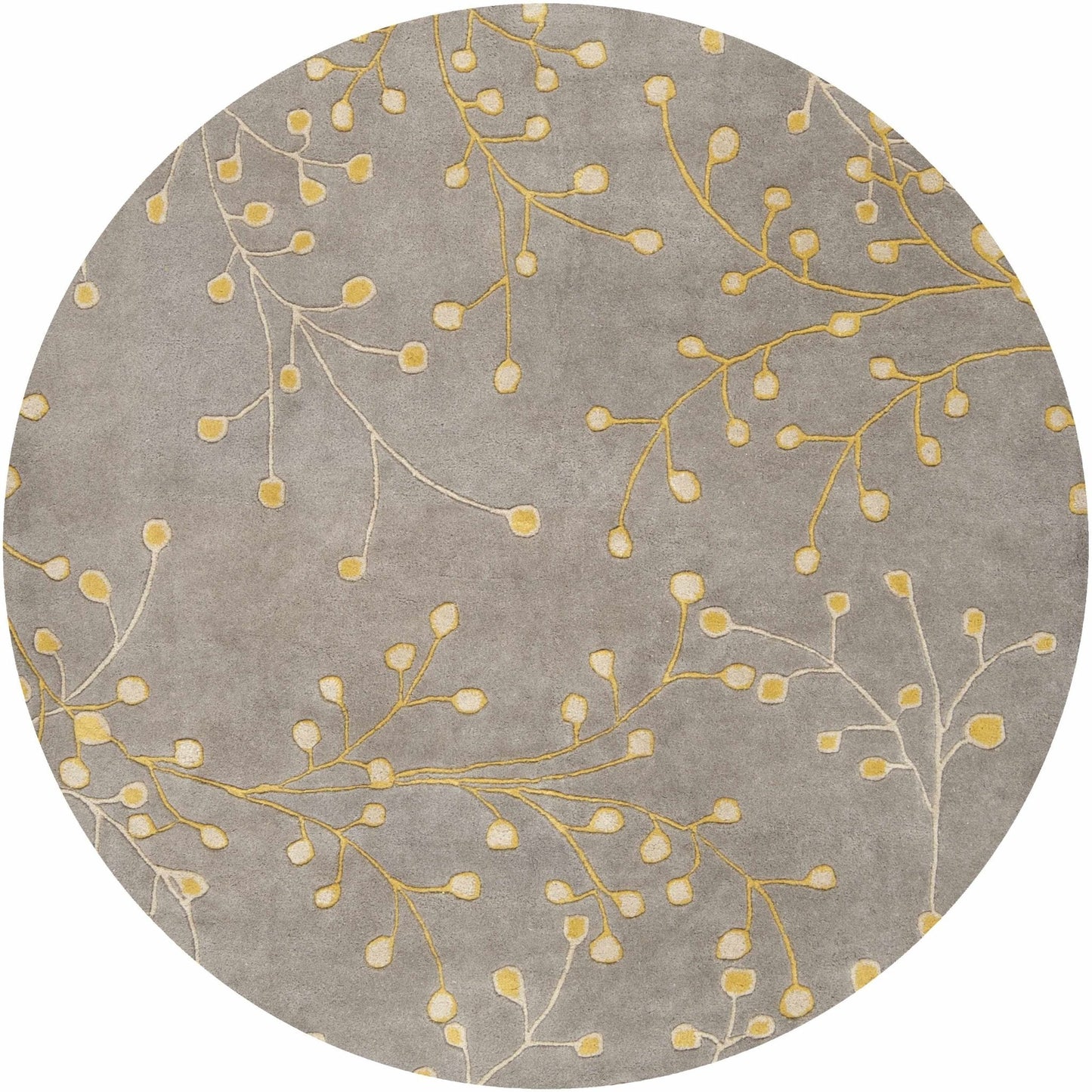 Elsu Mustard Wool Area Rug - Quahog Bay Bedding