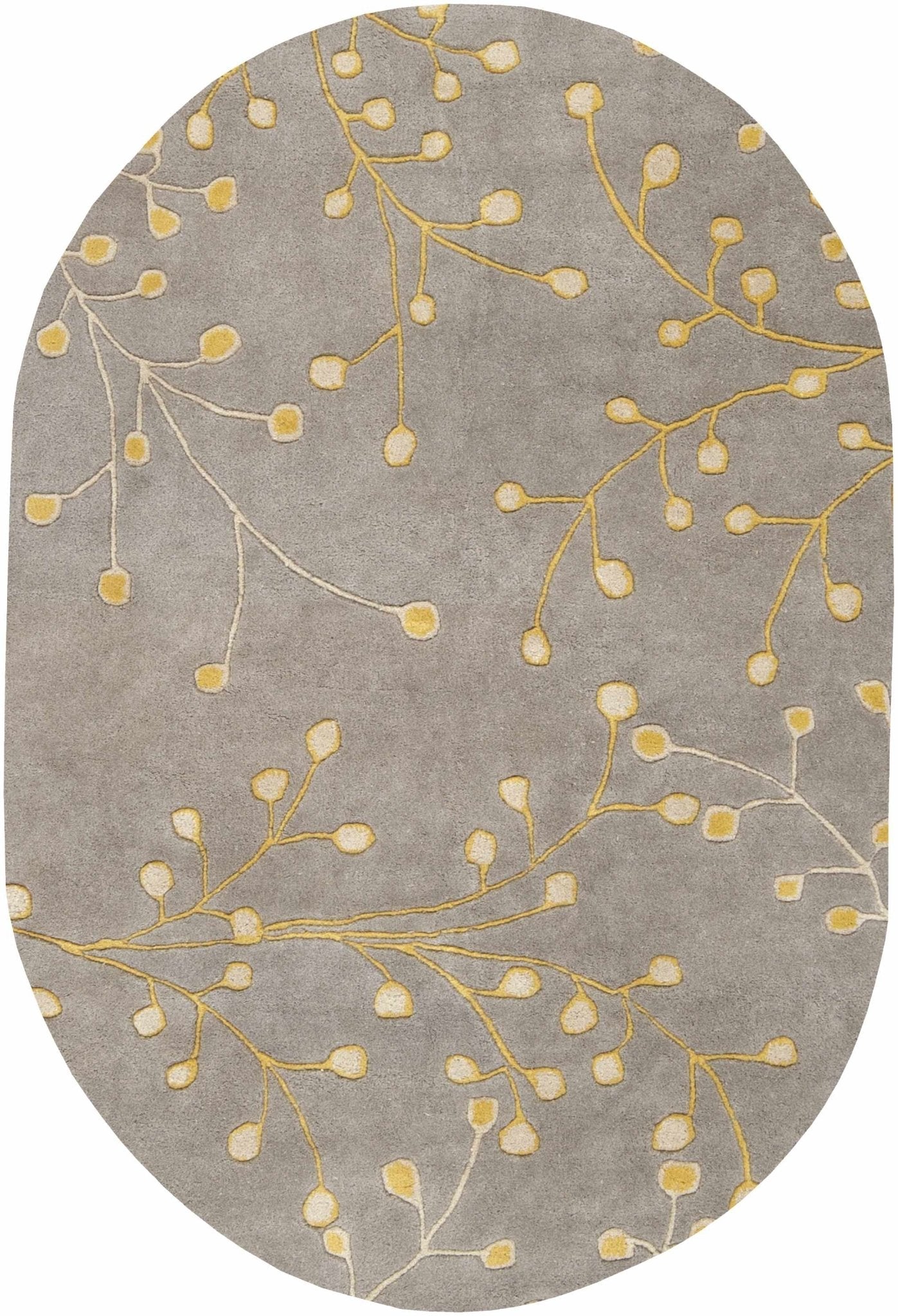 Elsu Mustard Wool Area Rug - Quahog Bay Bedding