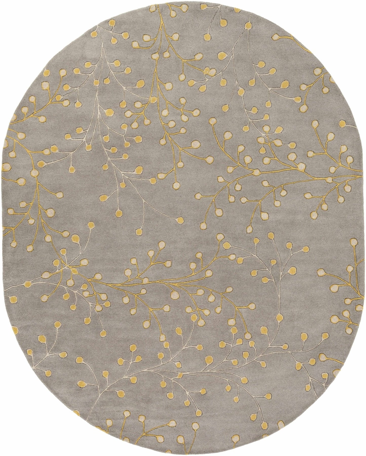 Elsu Mustard Wool Area Rug - Quahog Bay Bedding