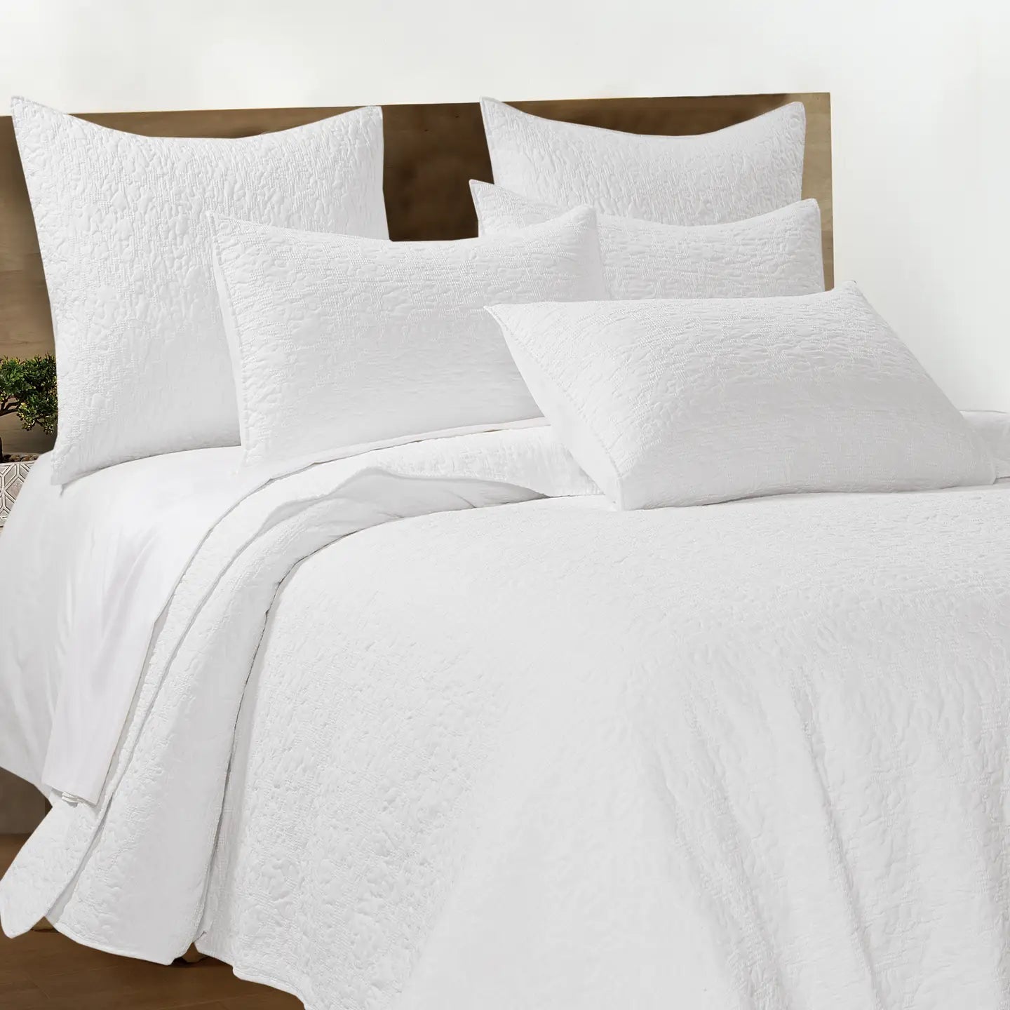 Emory White Quilt Set - Quahog Bay Bedding