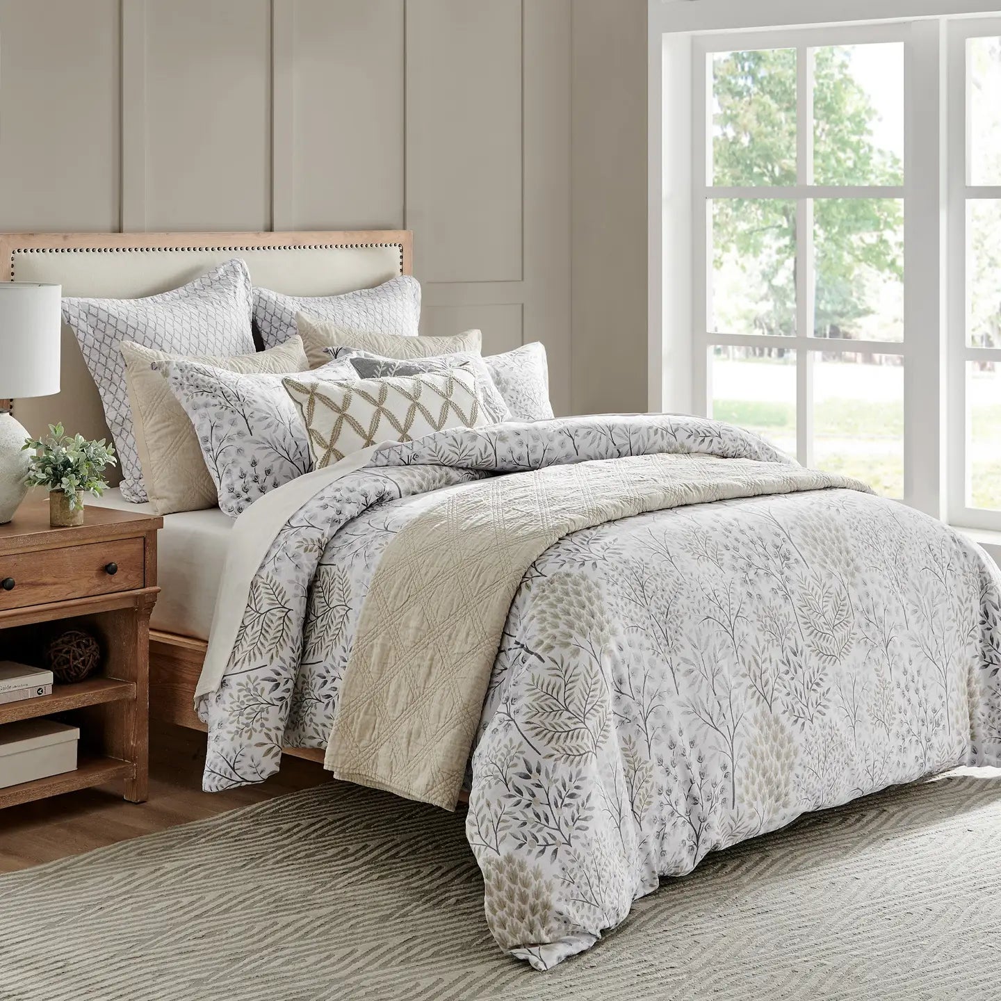 English Forest Comforter Set - Natural - Quahog Bay Bedding