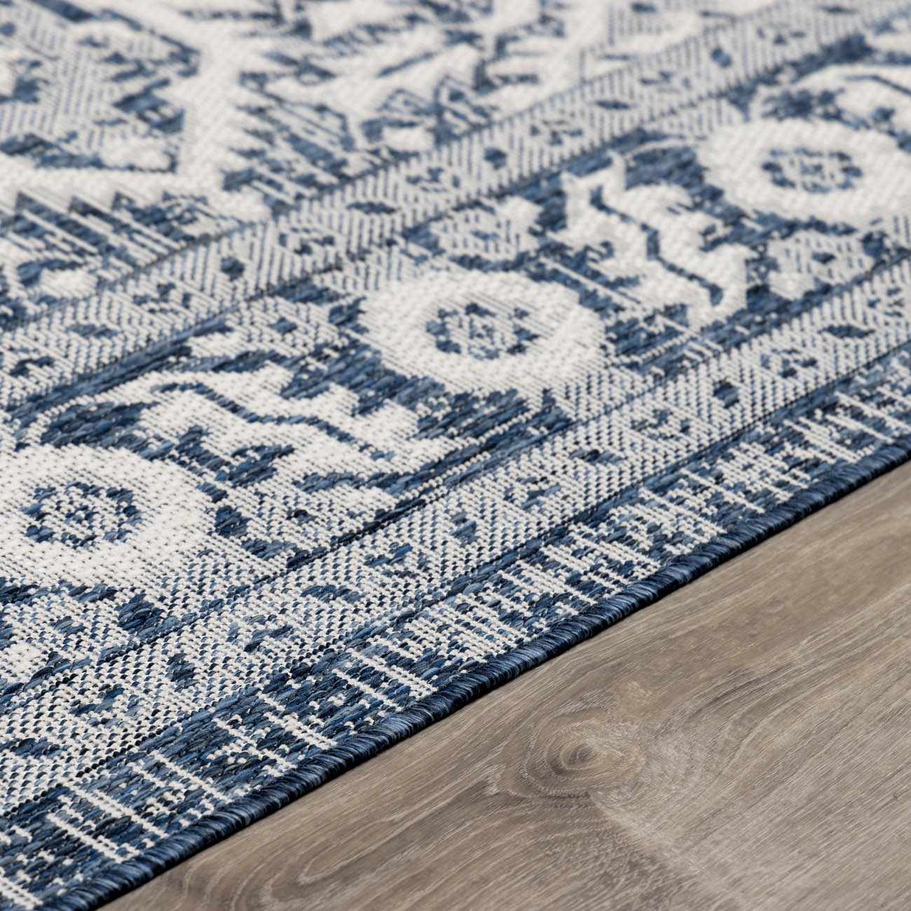 Etoile Navy Blue Performance Rug - Quahog Bay Bedding