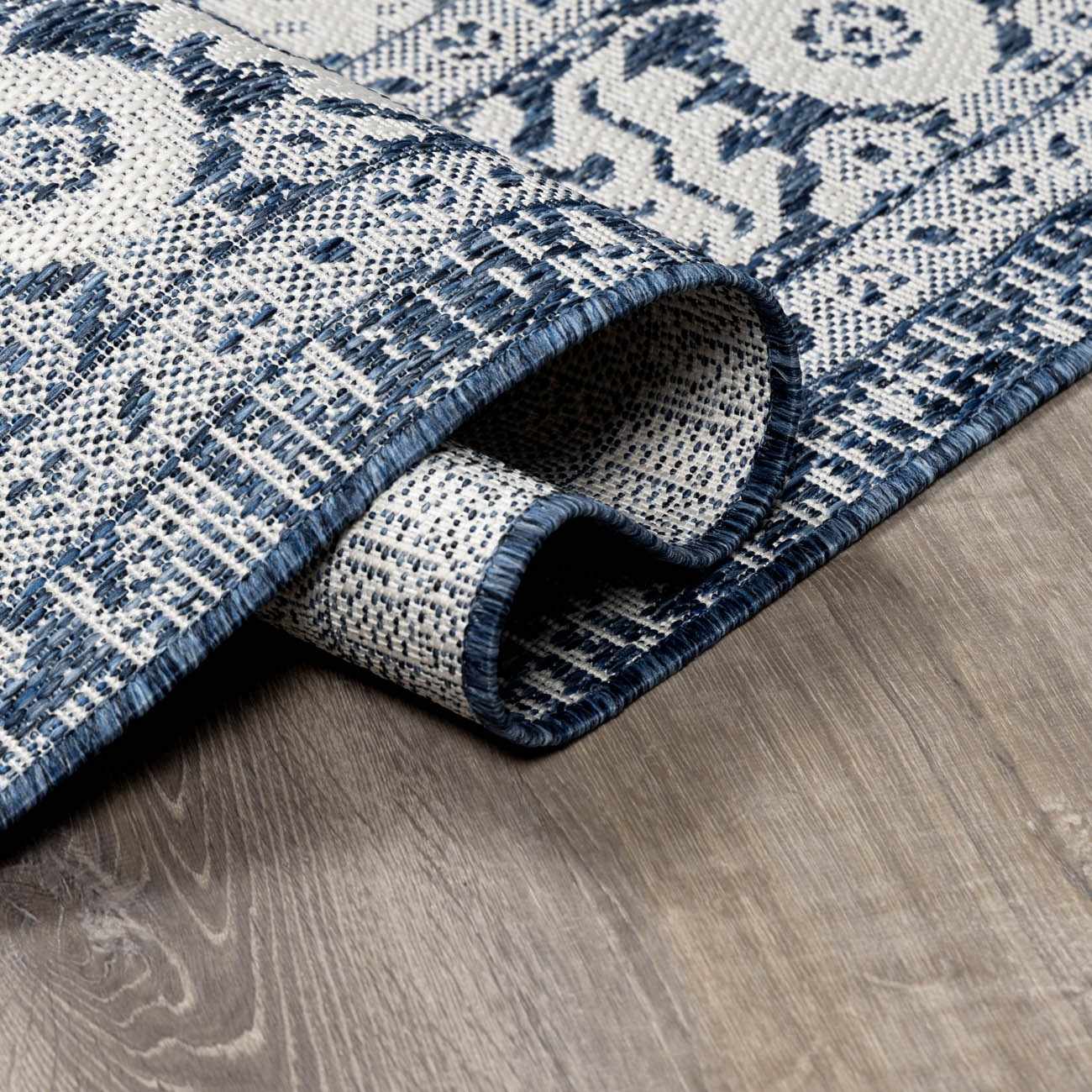 Etoile Navy Blue Performance Rug - Quahog Bay Bedding