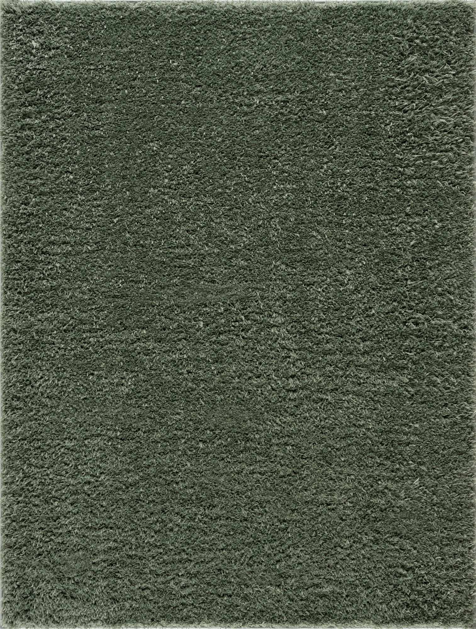 Faina Solid Green Shag Rug Washable - Quahog Bay Bedding