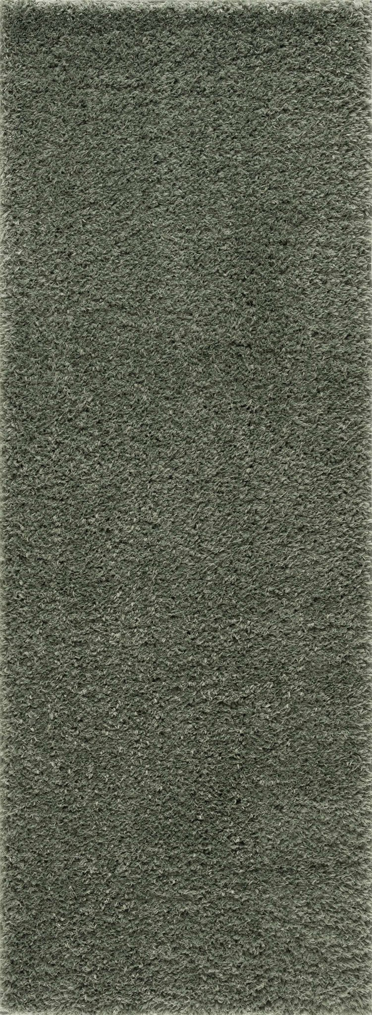 Faina Solid Green Shag Rug Washable - Quahog Bay Bedding