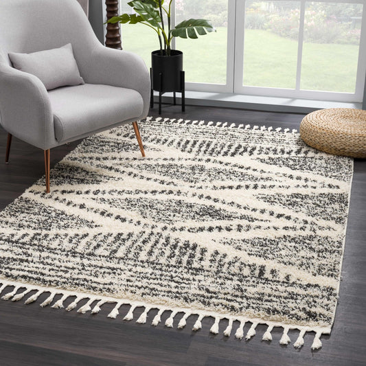 Fishhook Berber Shag Carpet - Quahog Bay Bedding
