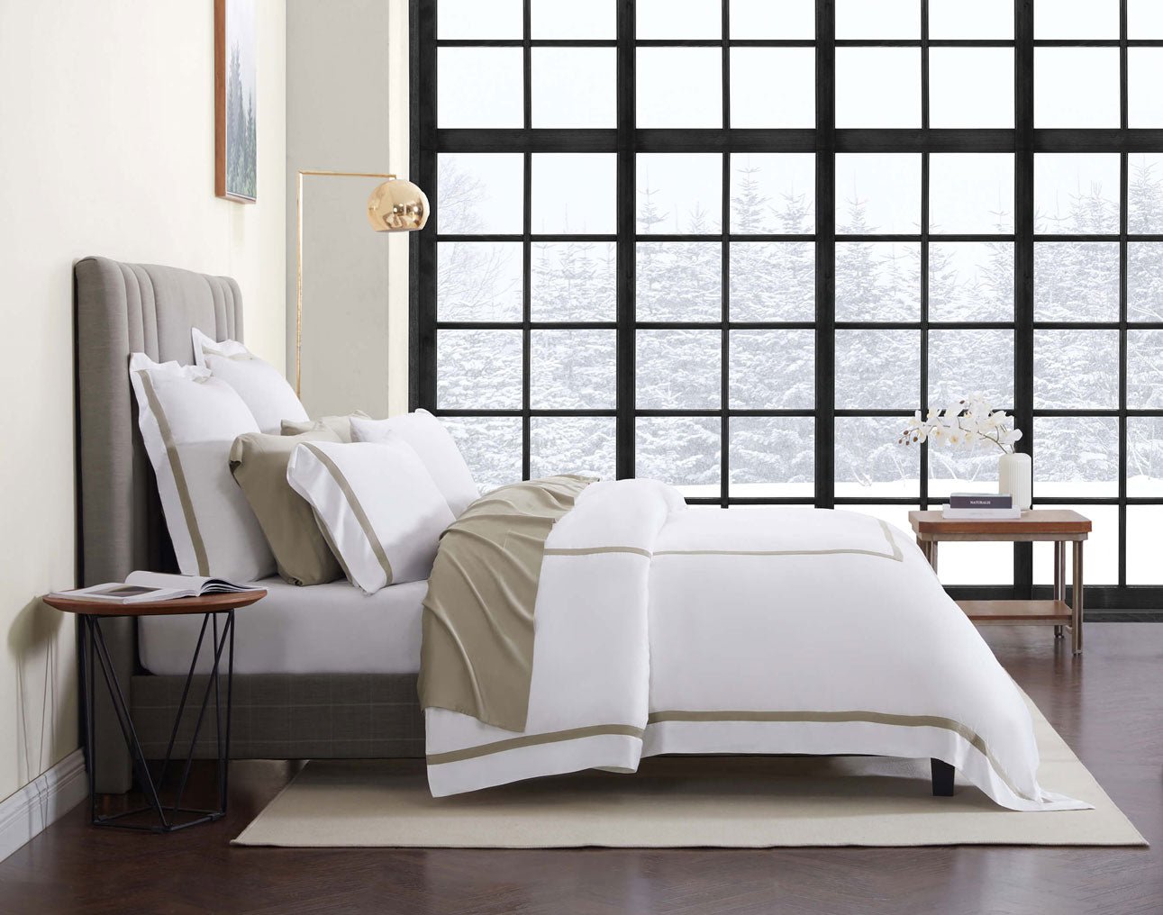 Frame Premium Bamboo Duvet Cover - Quahog Bay Bedding