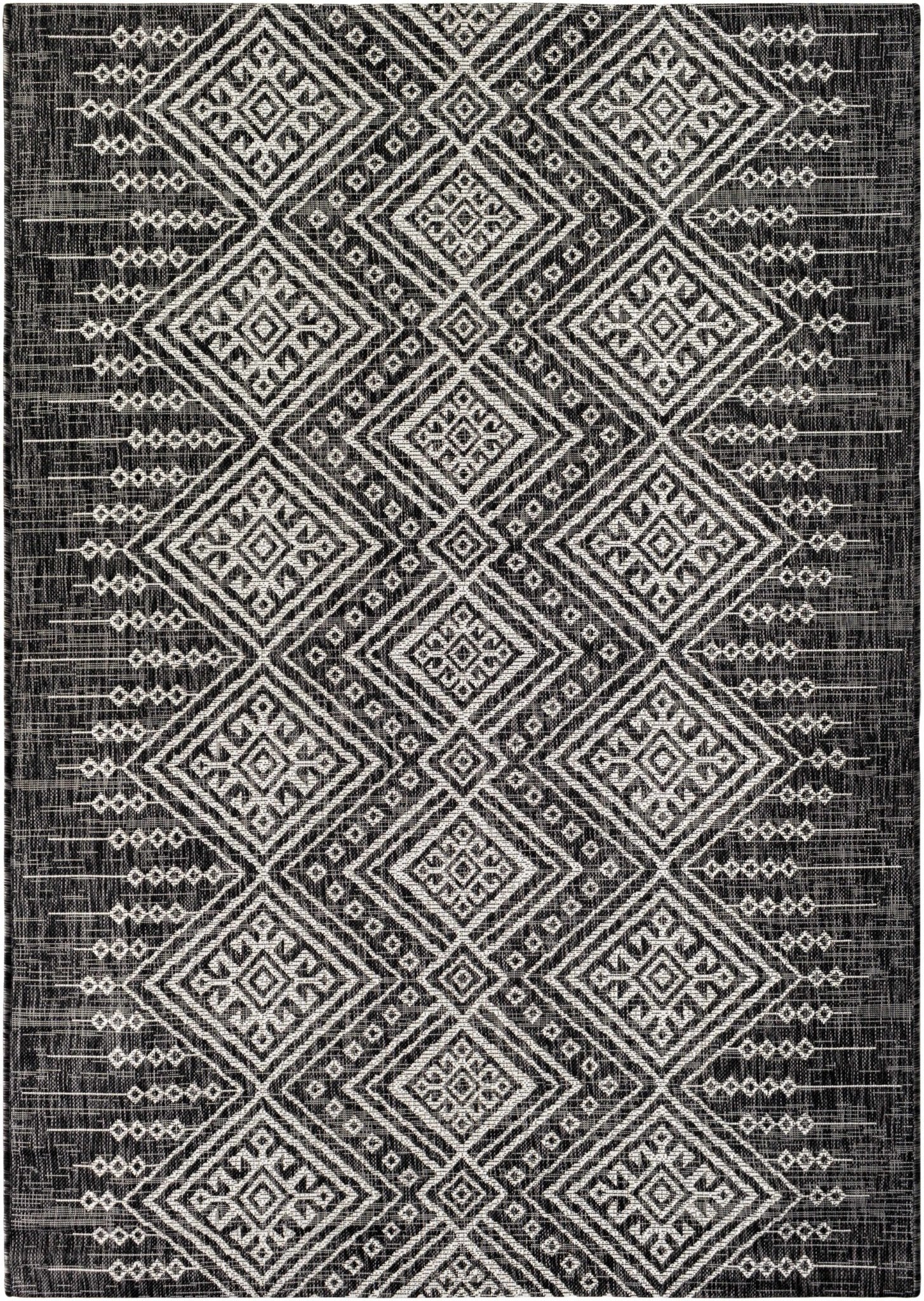 Frankville Black&White All Over Performance Rug - Quahog Bay Bedding