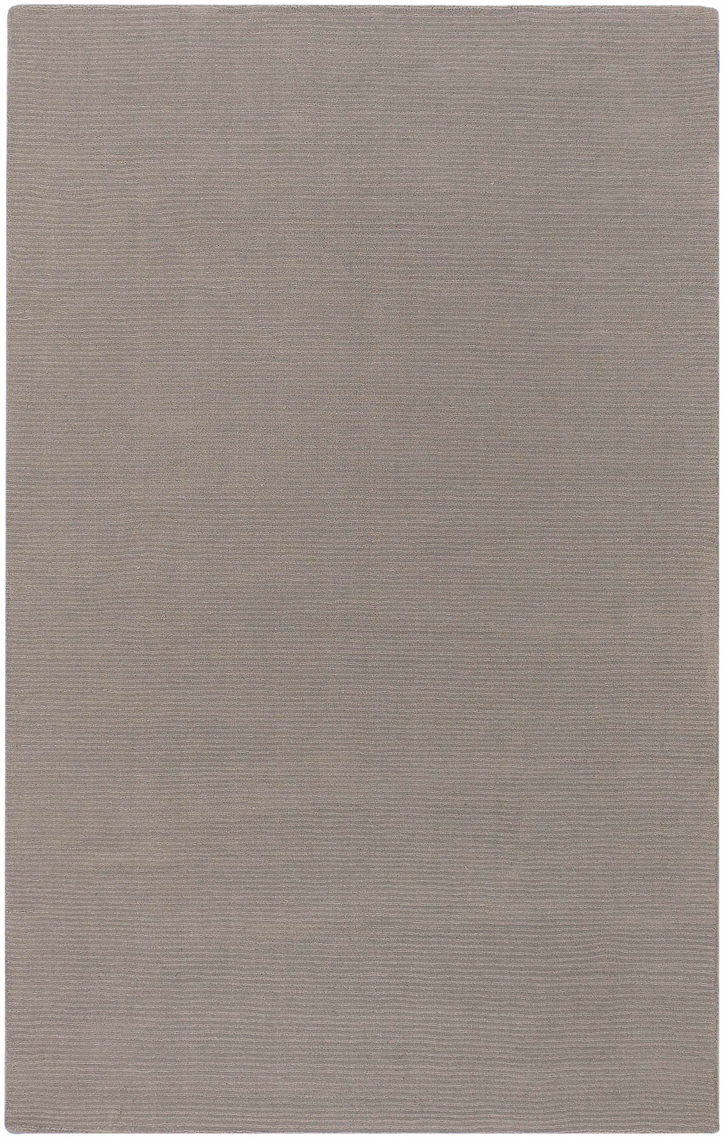 Brockton Solid Gray Wool Rug