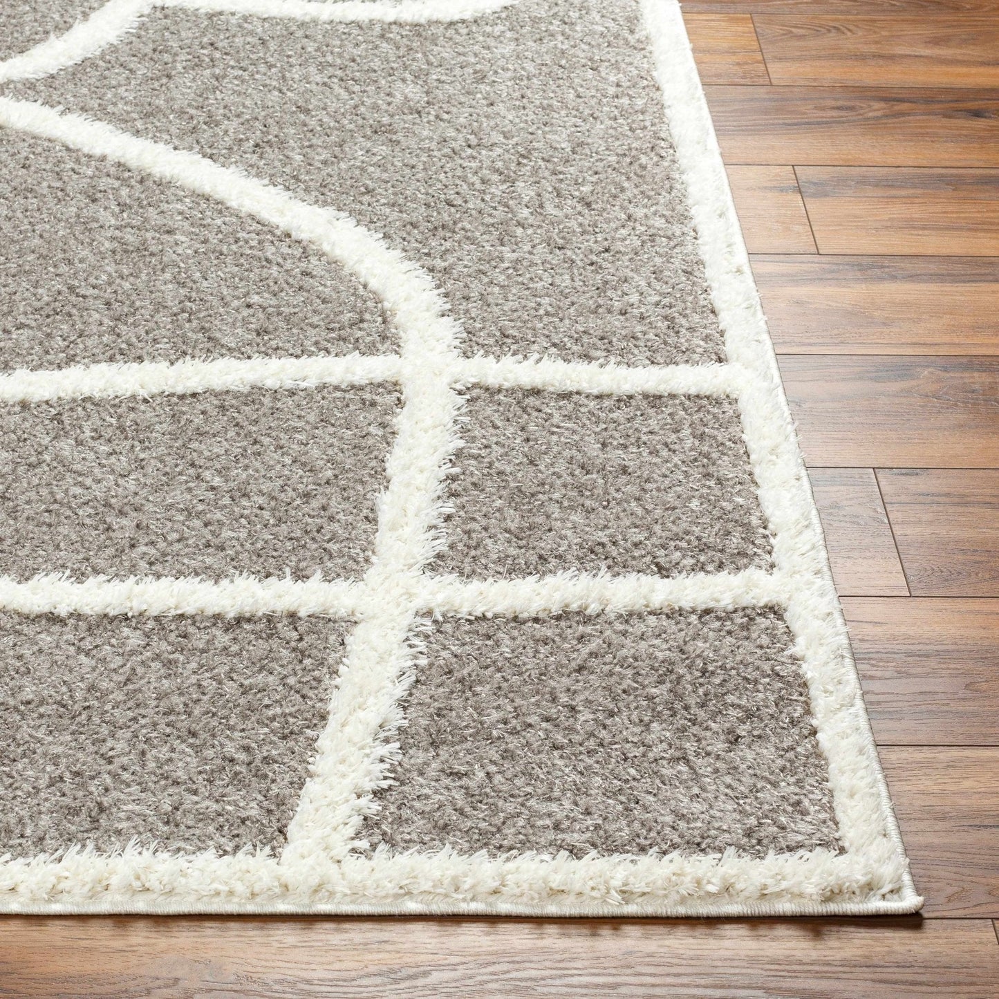 Gilon Taupe Plush Area Rug - Clearance - Quahog Bay Bedding