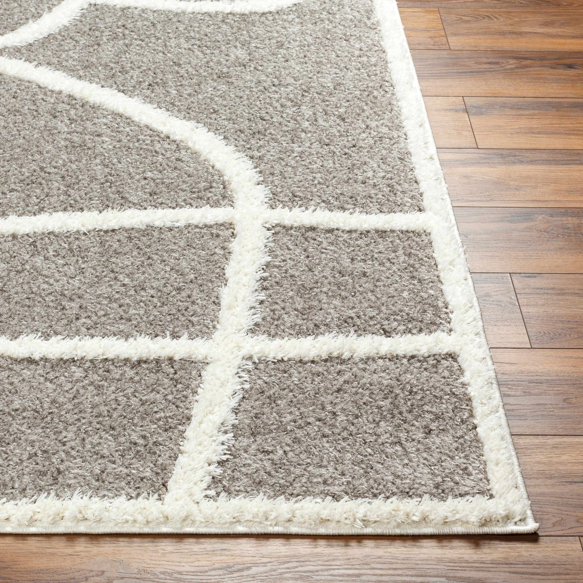 Gilon Taupe Plush Area Rug - Clearance - Quahog Bay Bedding
