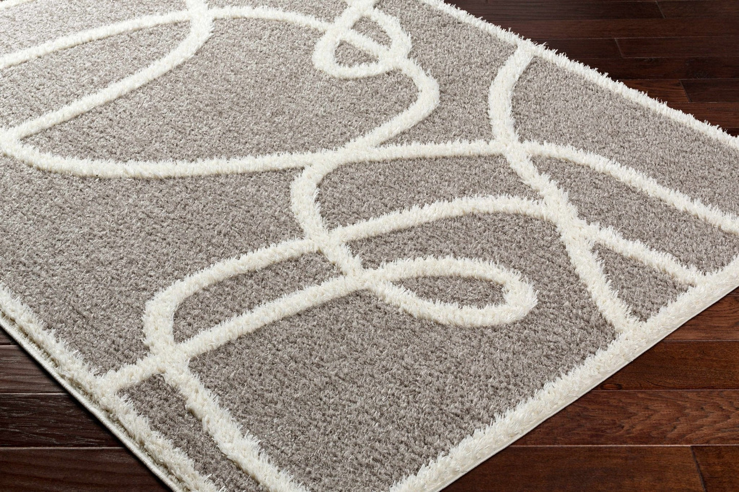 Gilon Taupe Plush Area Rug - Clearance - Quahog Bay Bedding