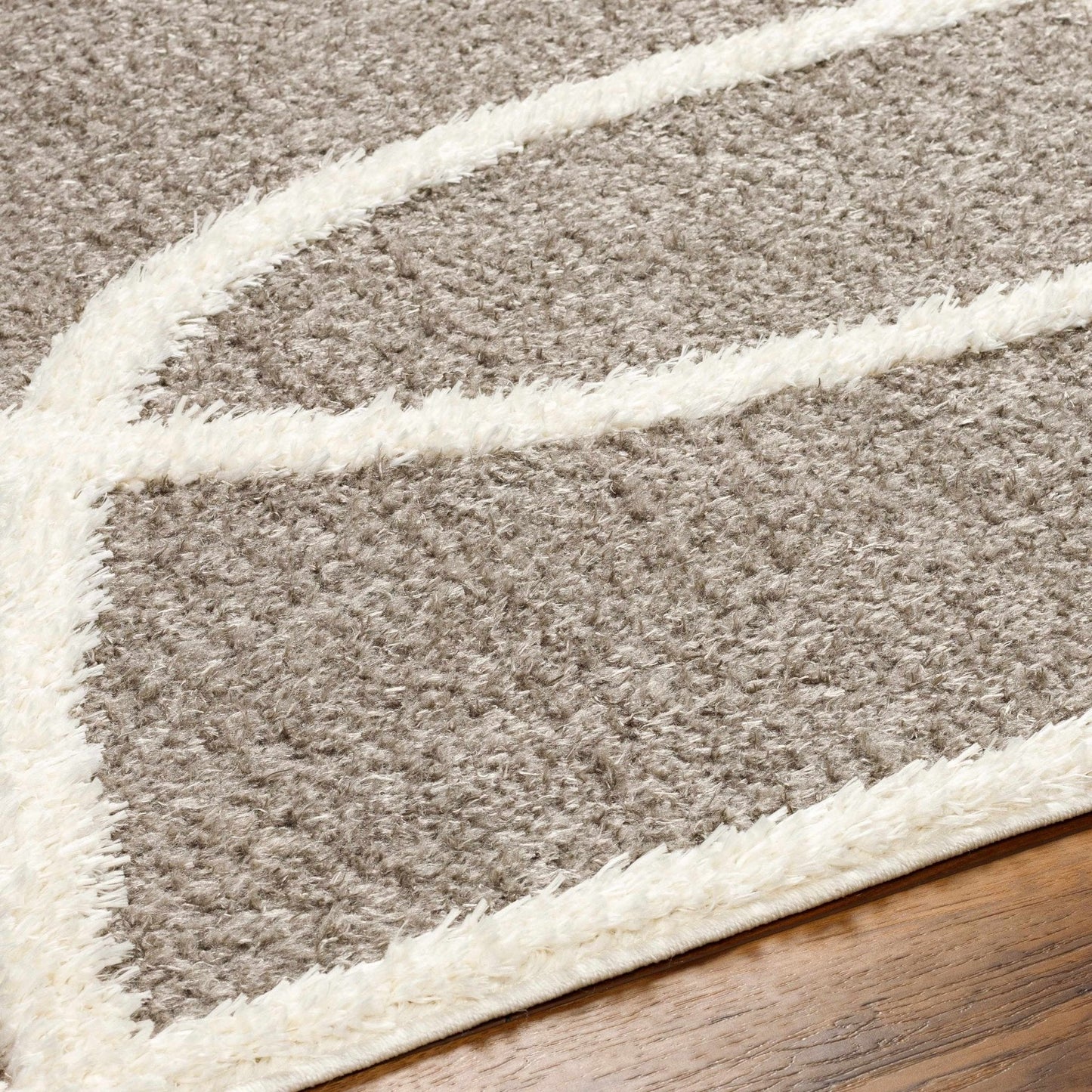 Gilon Taupe Plush Area Rug - Clearance - Quahog Bay Bedding