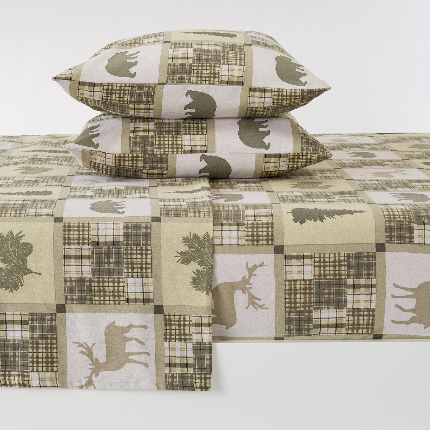 100% Turkish Cotton Flannel Sheet Sets - Christmas Sheets