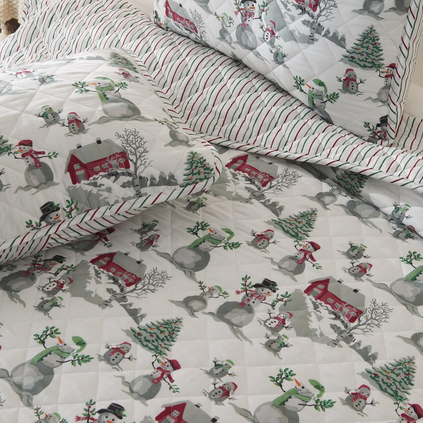 Christmas Printed Quilt - Christmas Themed Bedding
