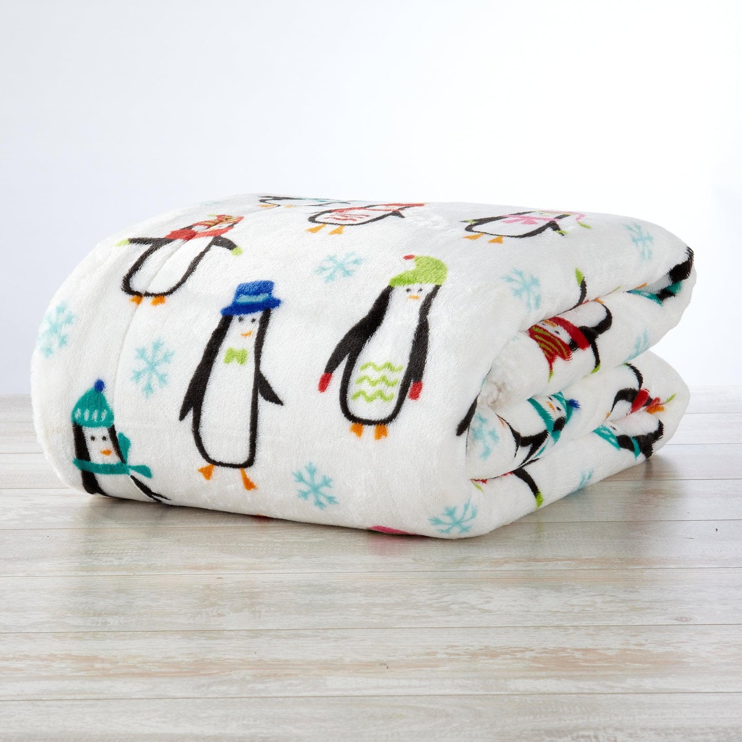 Christmas Sherpa Throw Blanket - Festive Christmas Themed Bedding