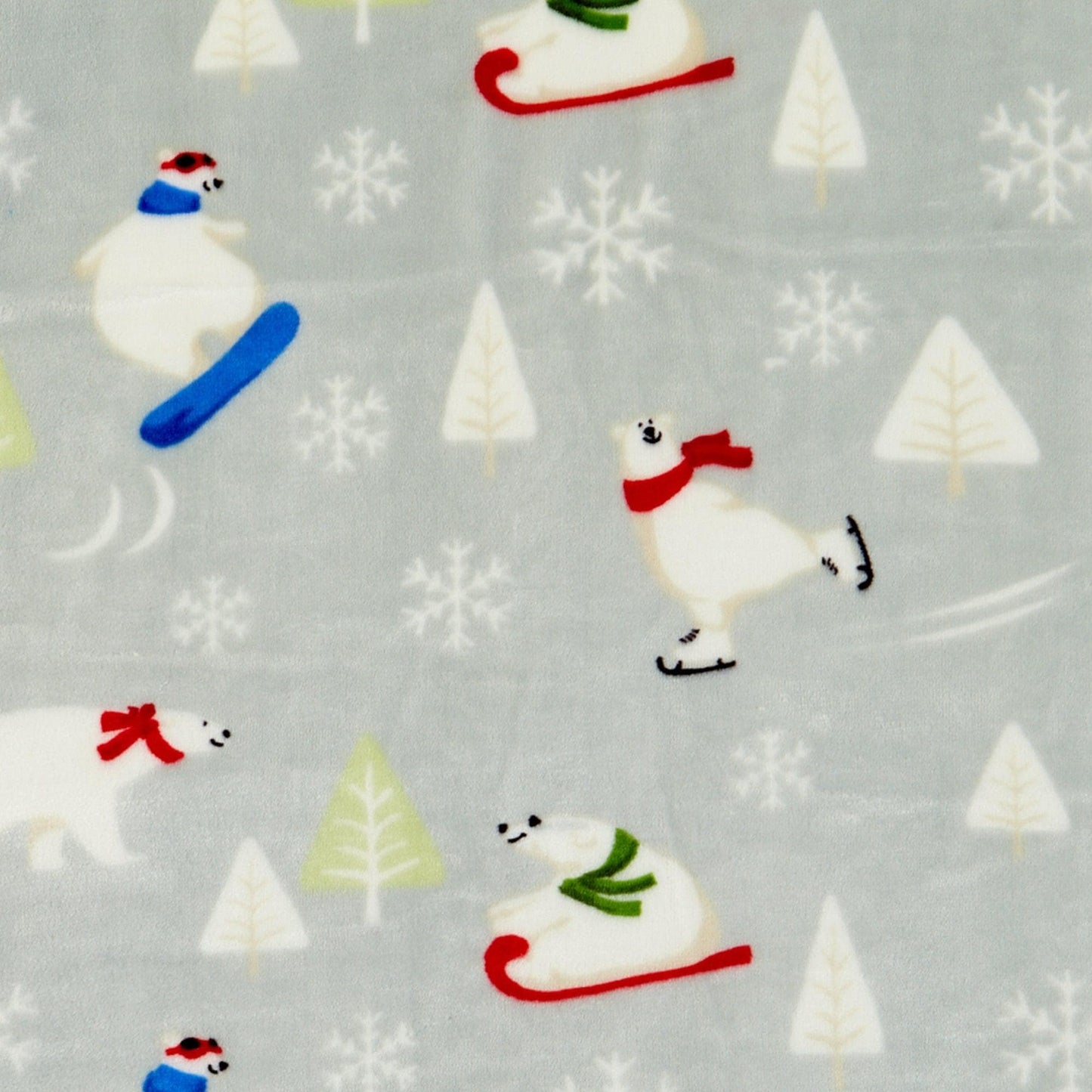 Christmas Sherpa Throw Blanket - Festive Christmas Themed Bedding