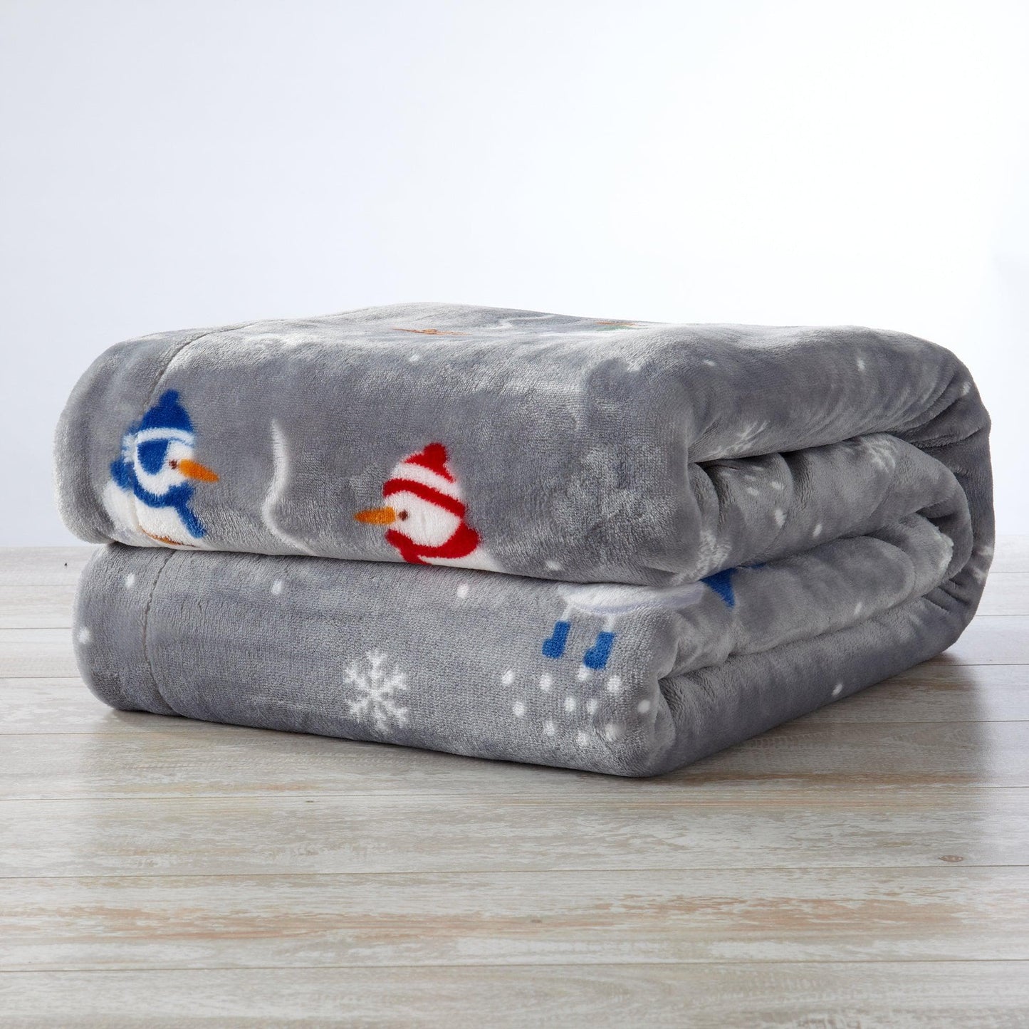 Christmas Sherpa Throw Blanket - Festive Christmas Themed Bedding