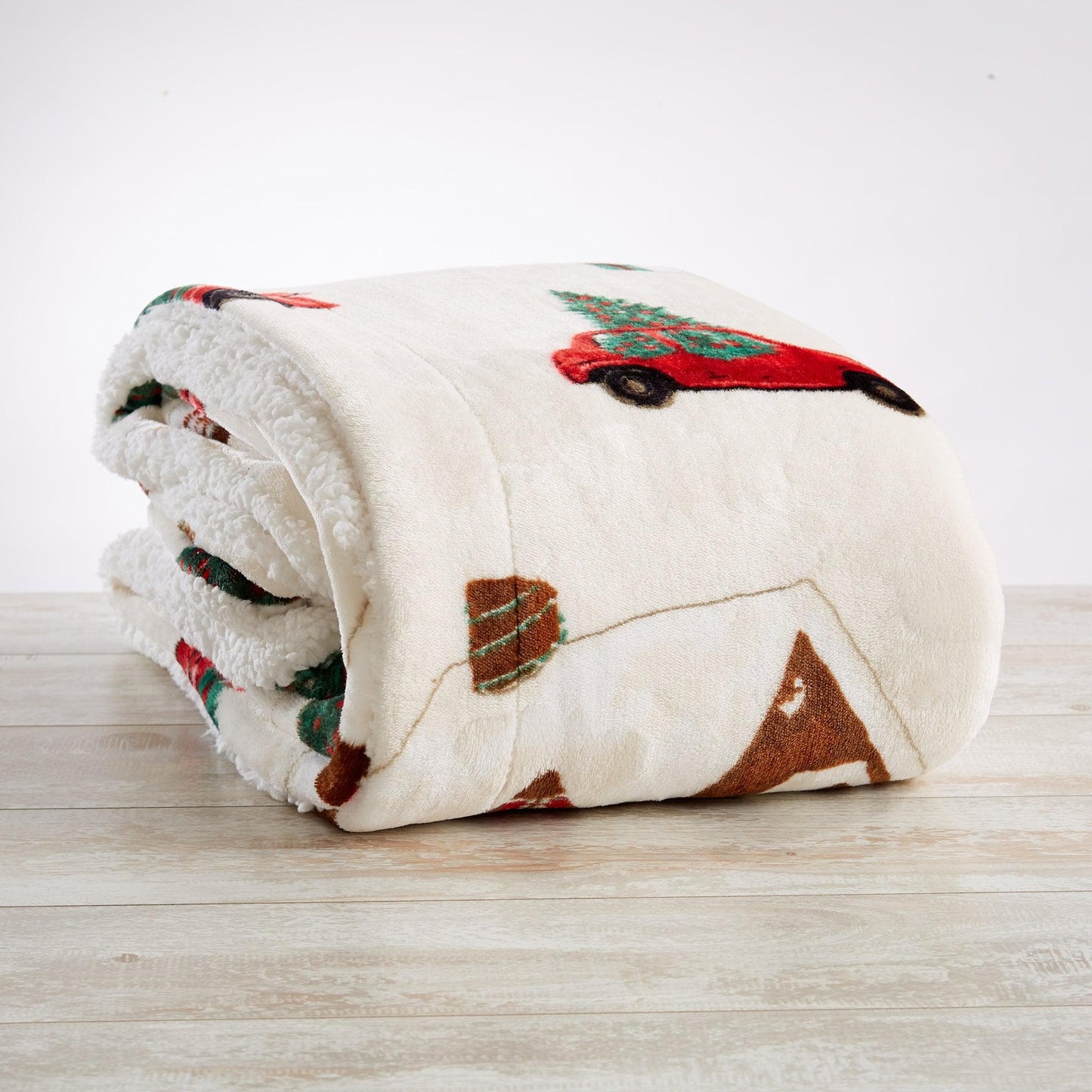 Christmas Sherpa Throw Blankets - Christmas Themed Quilts