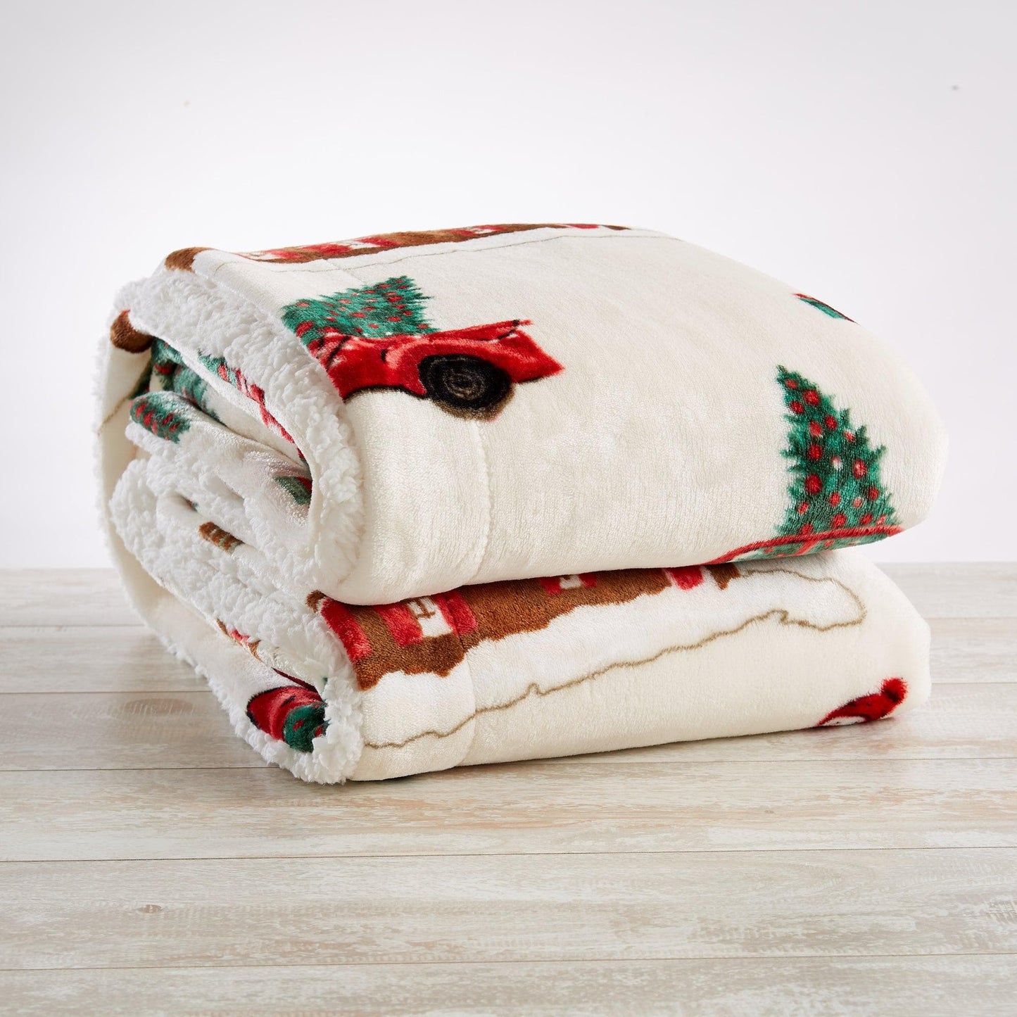 Christmas Sherpa Throw Blankets - Christmas Themed Quilts