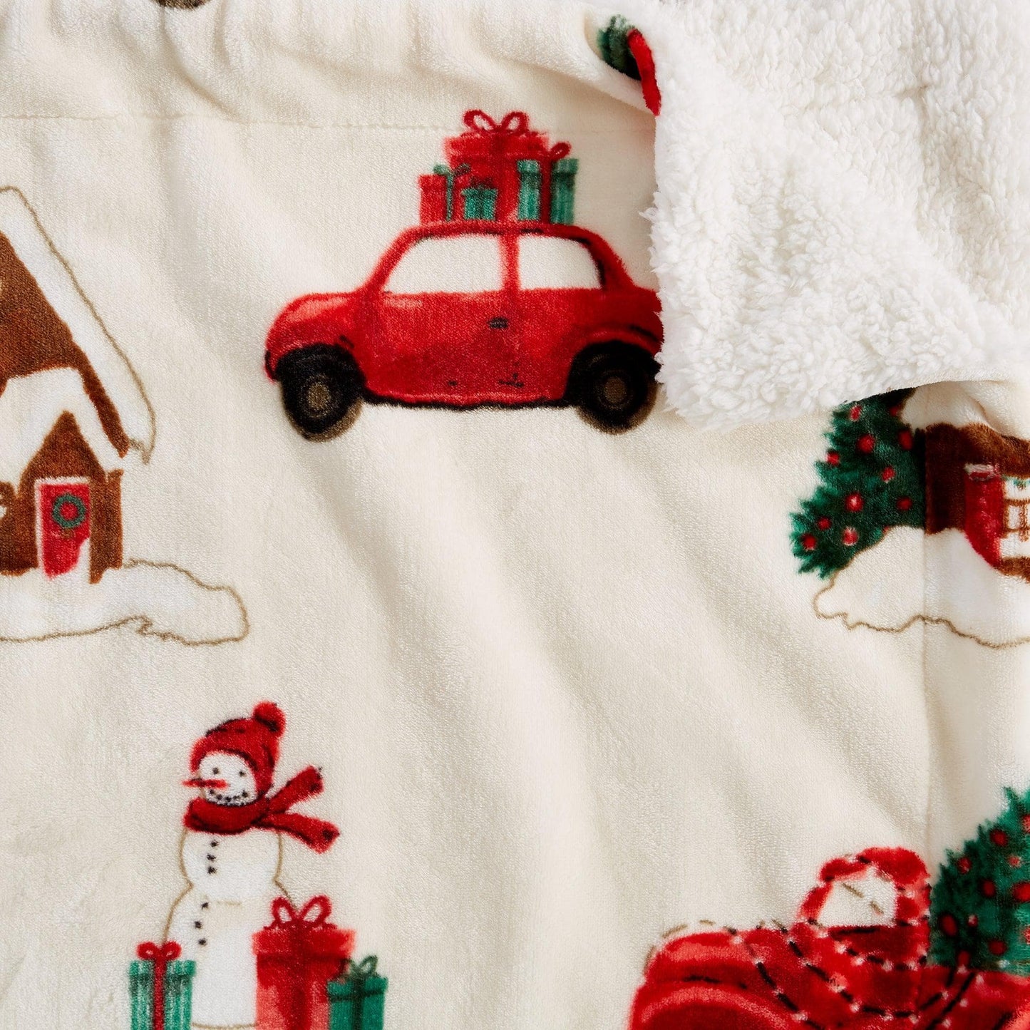 Christmas Sherpa Throw Blankets - Christmas Themed Quilts