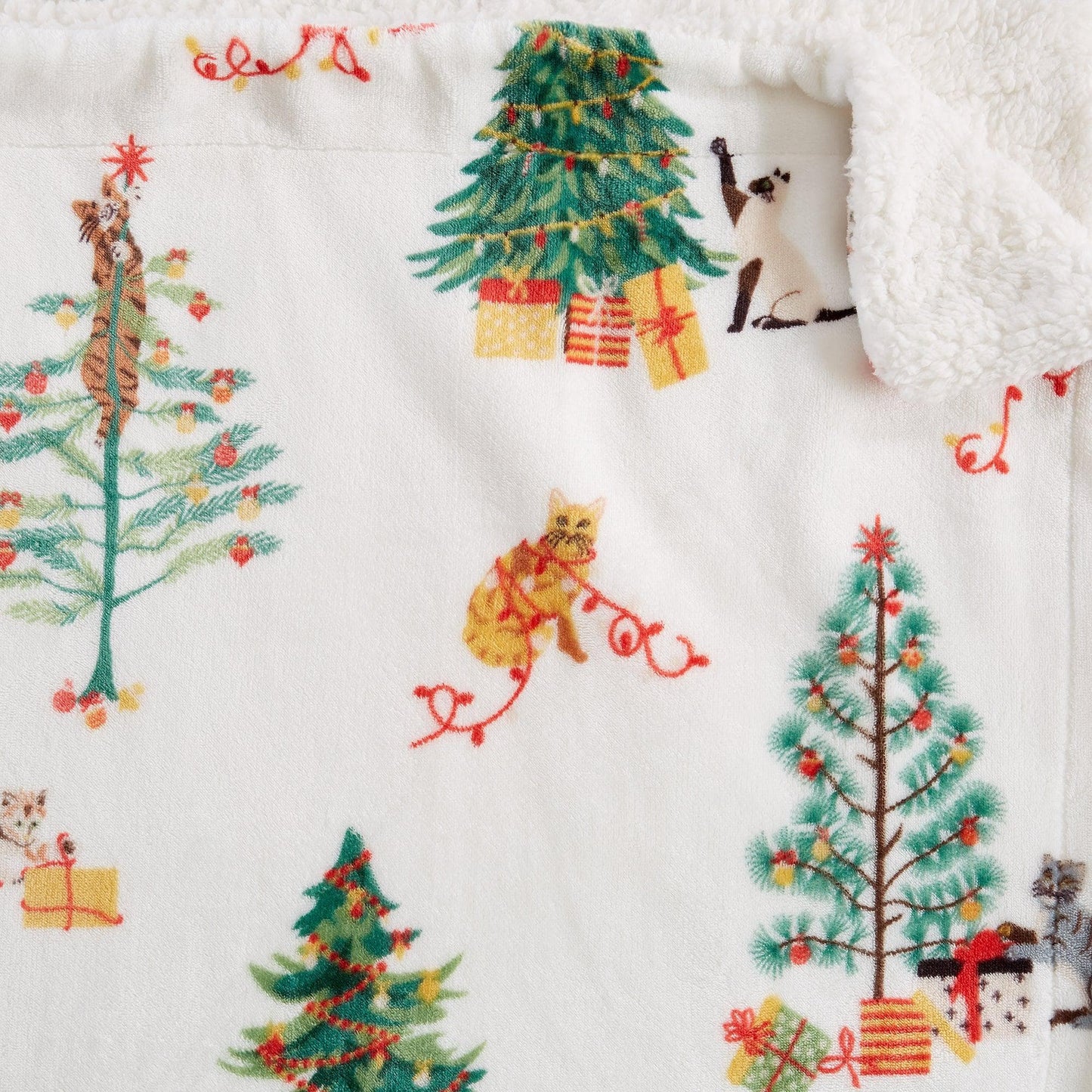 Christmas Sherpa Throw Blankets - Christmas Themed Quilts