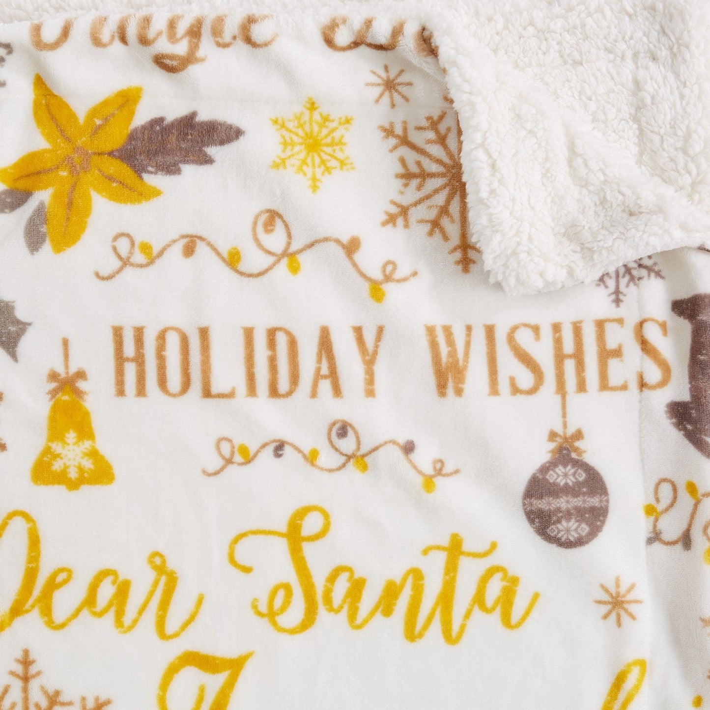 Christmas Sherpa Throw Blankets - Christmas Themed Quilts