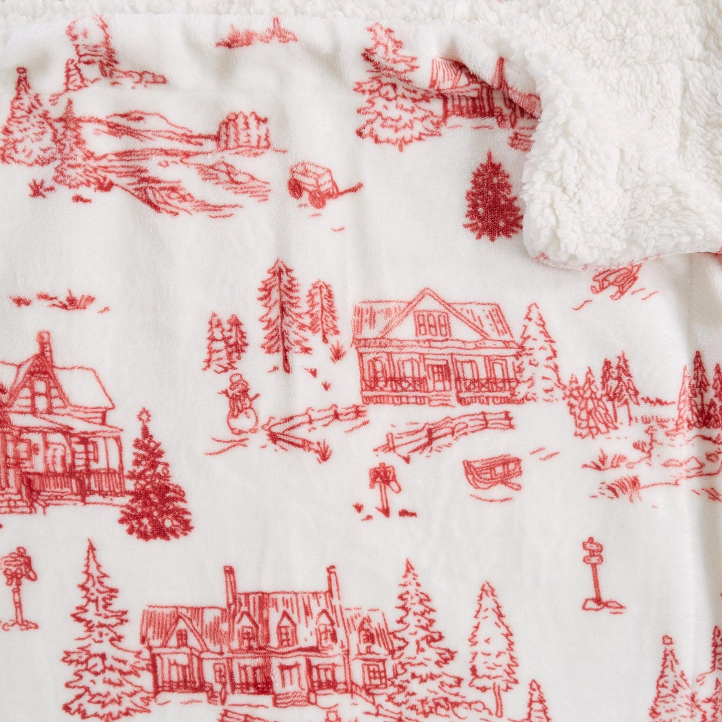 Christmas Sherpa Throw Blankets - Christmas Themed Quilts