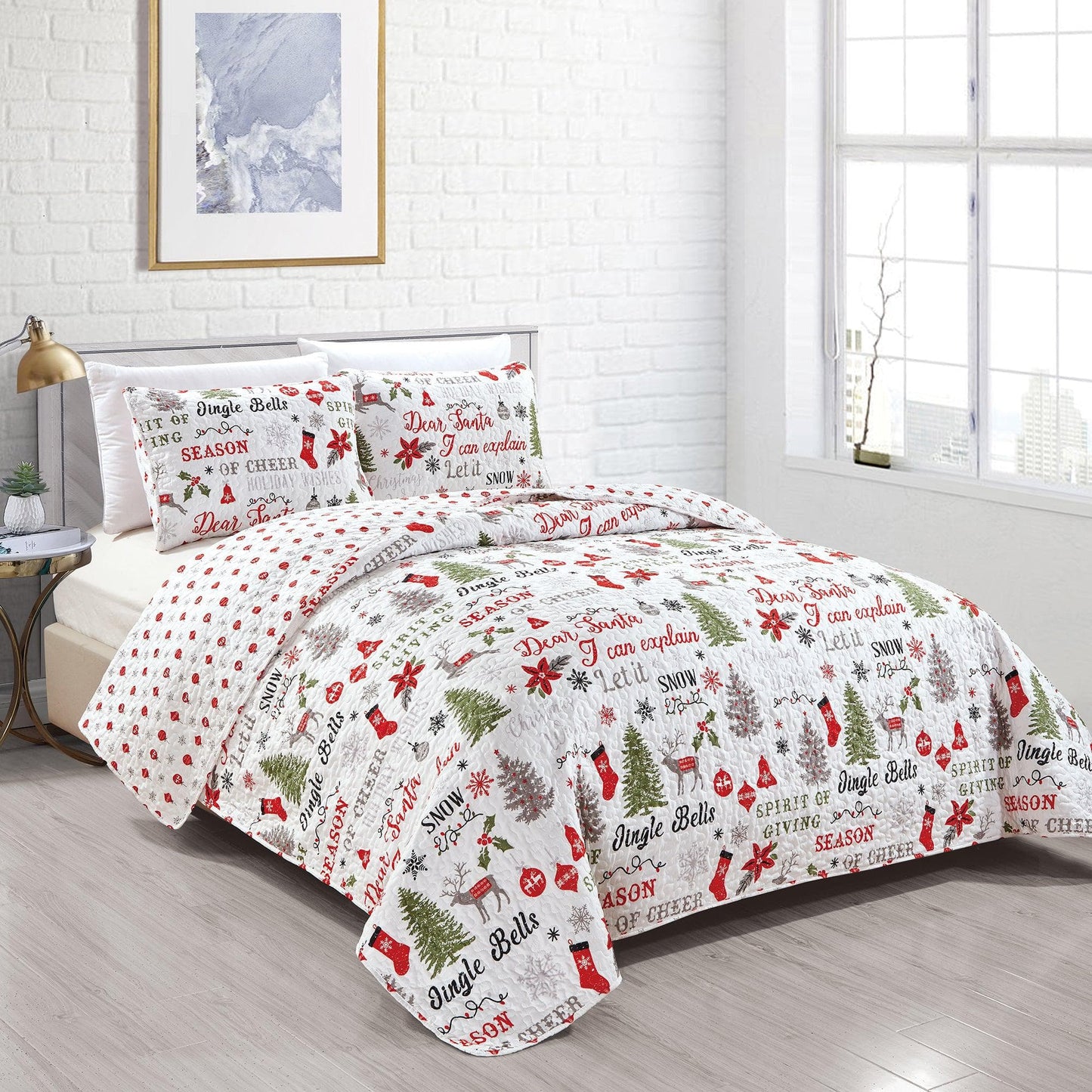 Christmas Quilt Set - Get Ready For The Holidays! Christmas Quilts