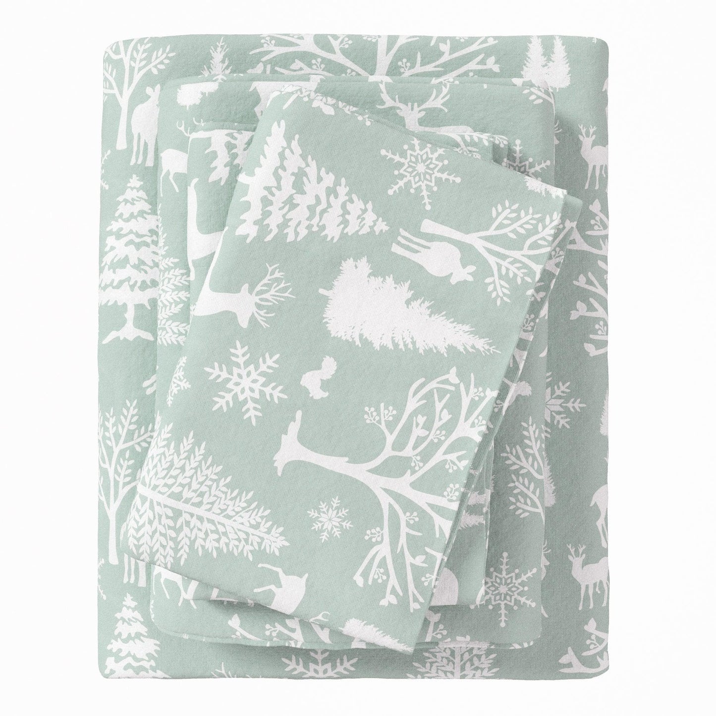 4-Piece Turkish Cotton Flannel Sheet - Fall & Christmas Sheets