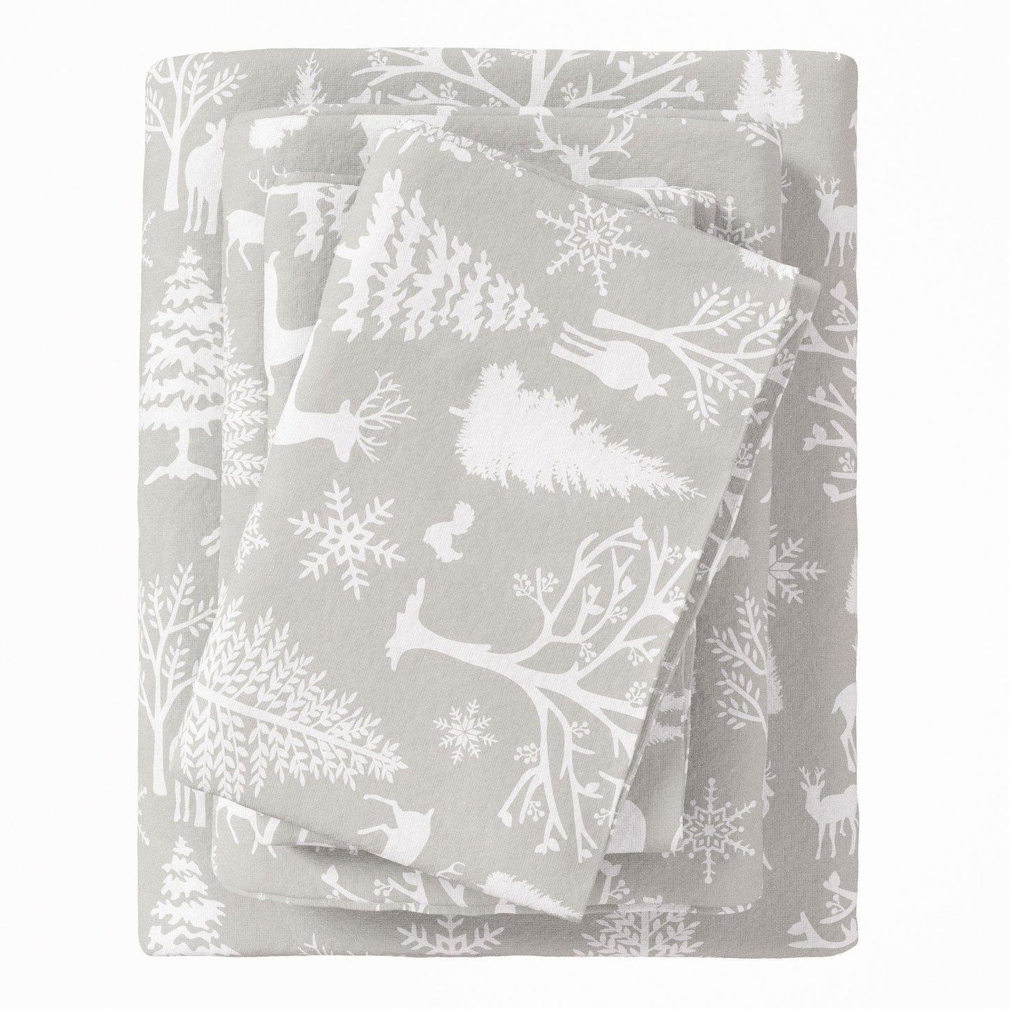 4-Piece Turkish Cotton Flannel Sheet - Fall & Christmas Sheets