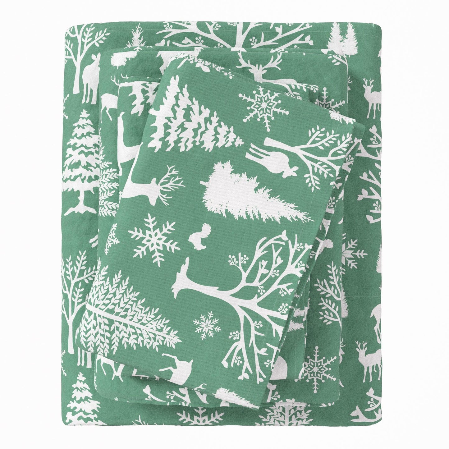 4-Piece Turkish Cotton Flannel Sheet - Fall & Christmas Sheets