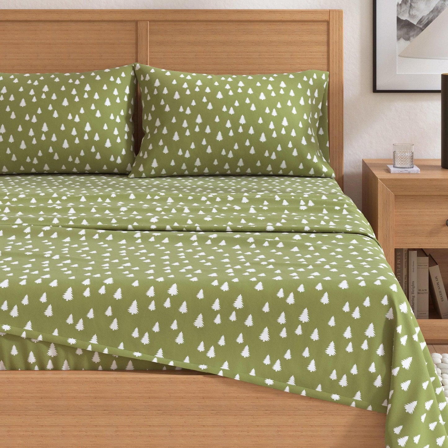 4-Piece Turkish Cotton Flannel Sheet - Fall & Christmas Sheets
