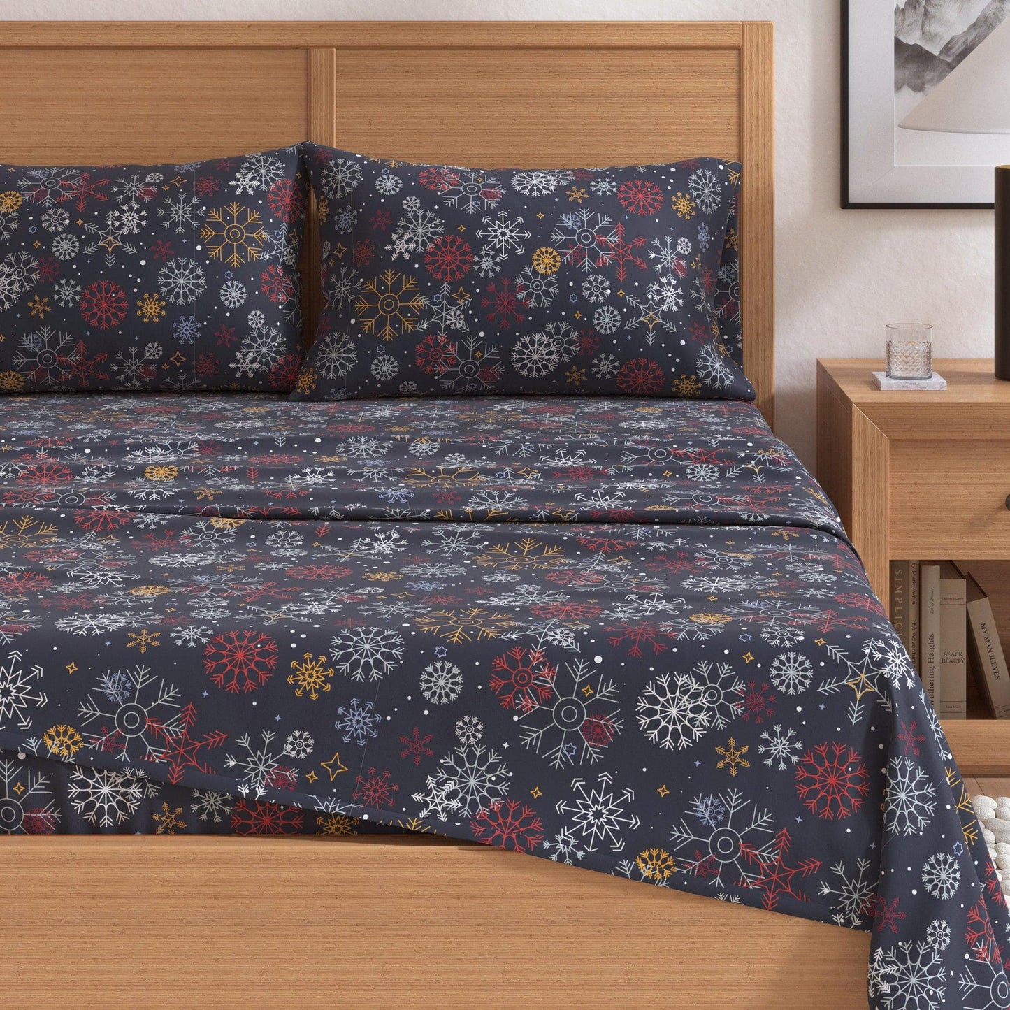 4-Piece Turkish Cotton Flannel Sheet - Fall & Christmas Sheets