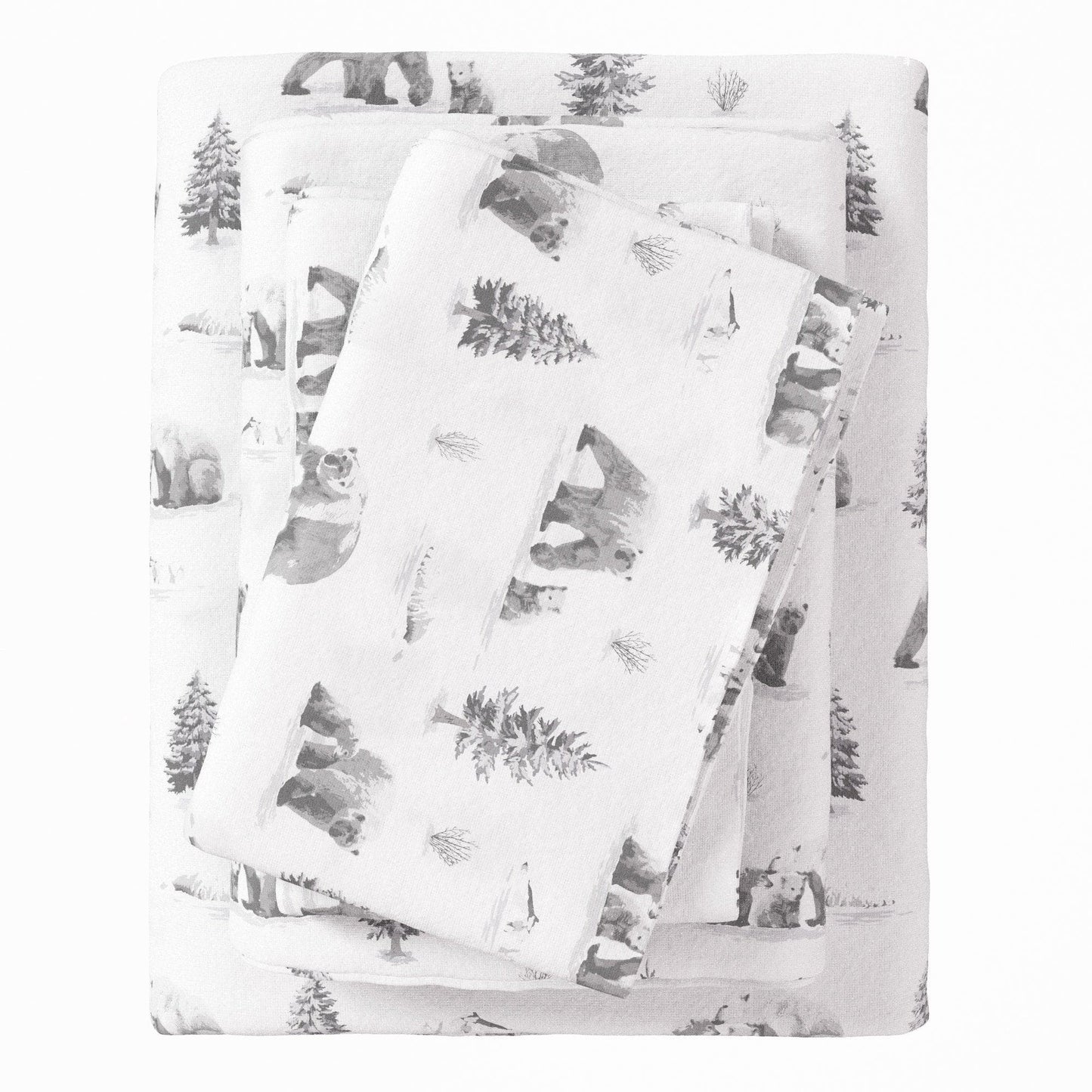 4-Piece Turkish Cotton Flannel Sheet - Fall & Christmas Sheets