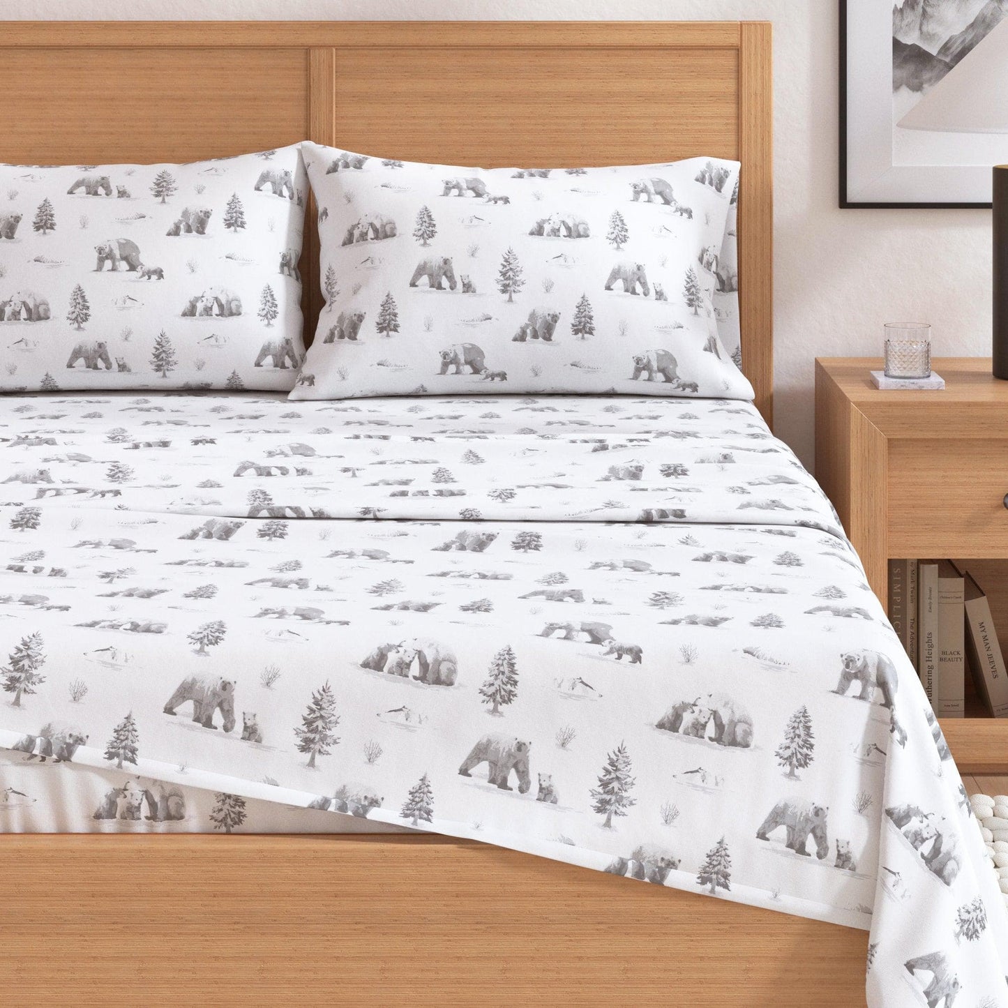 4-Piece Turkish Cotton Flannel Sheet - Fall & Christmas Sheets