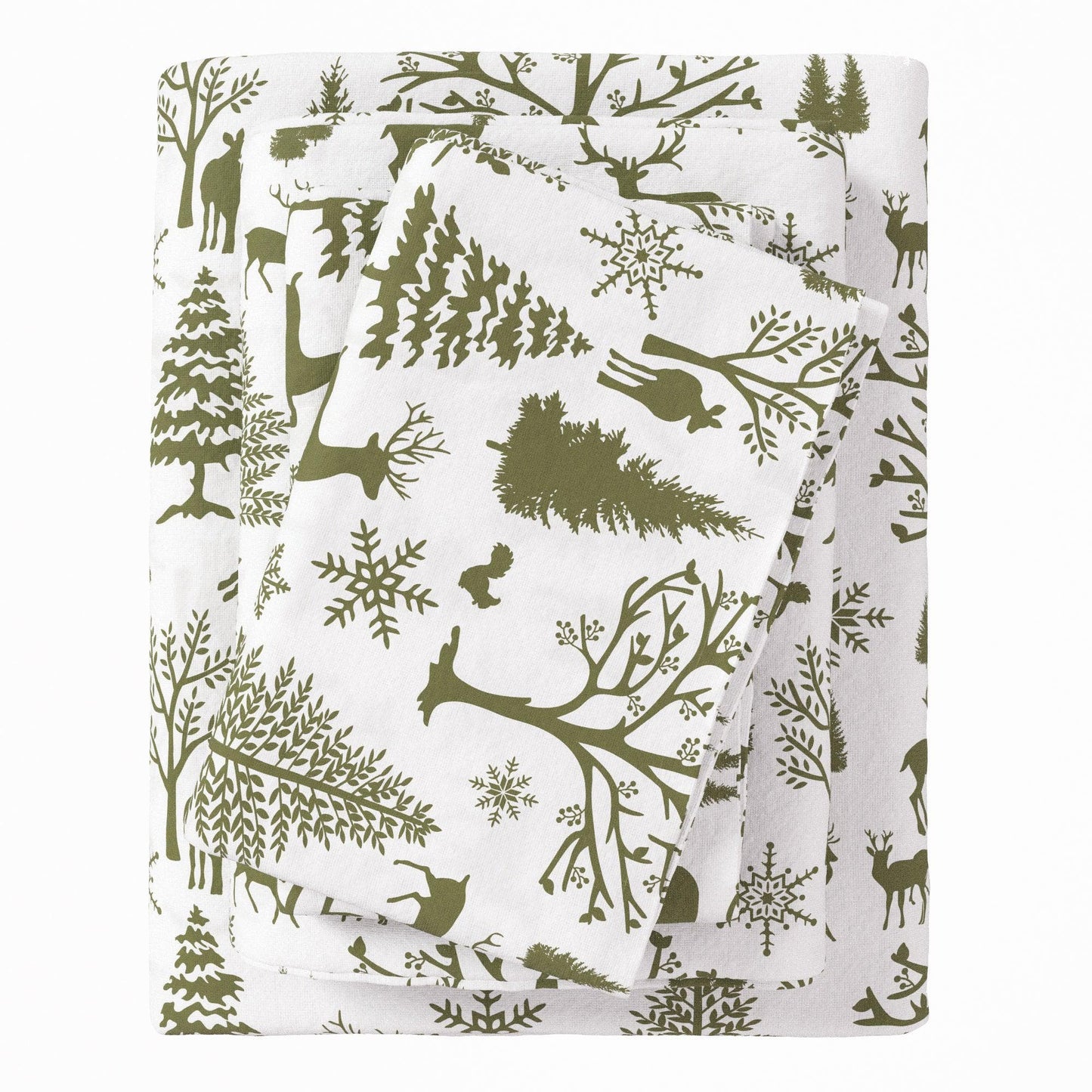 4-Piece Turkish Cotton Flannel Sheet - Fall & Christmas Sheets